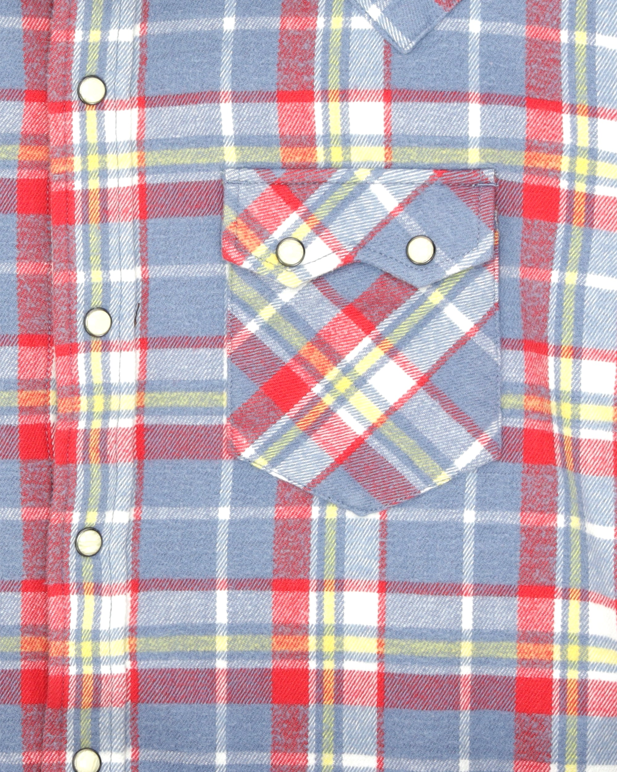 Josh Camicia texana in Cotone a Quadri