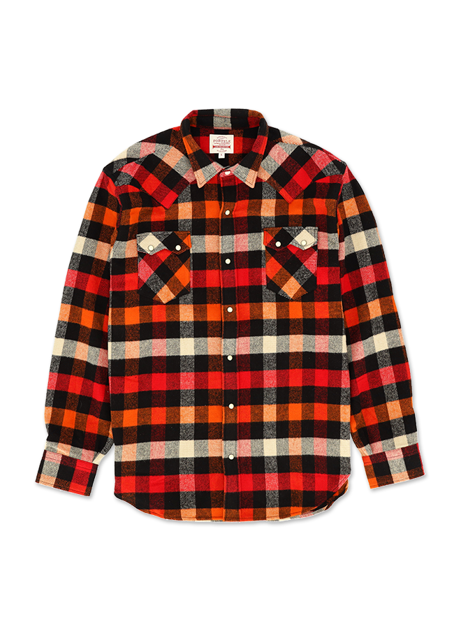 Josh Camicia Texana In Cotone A Quadri