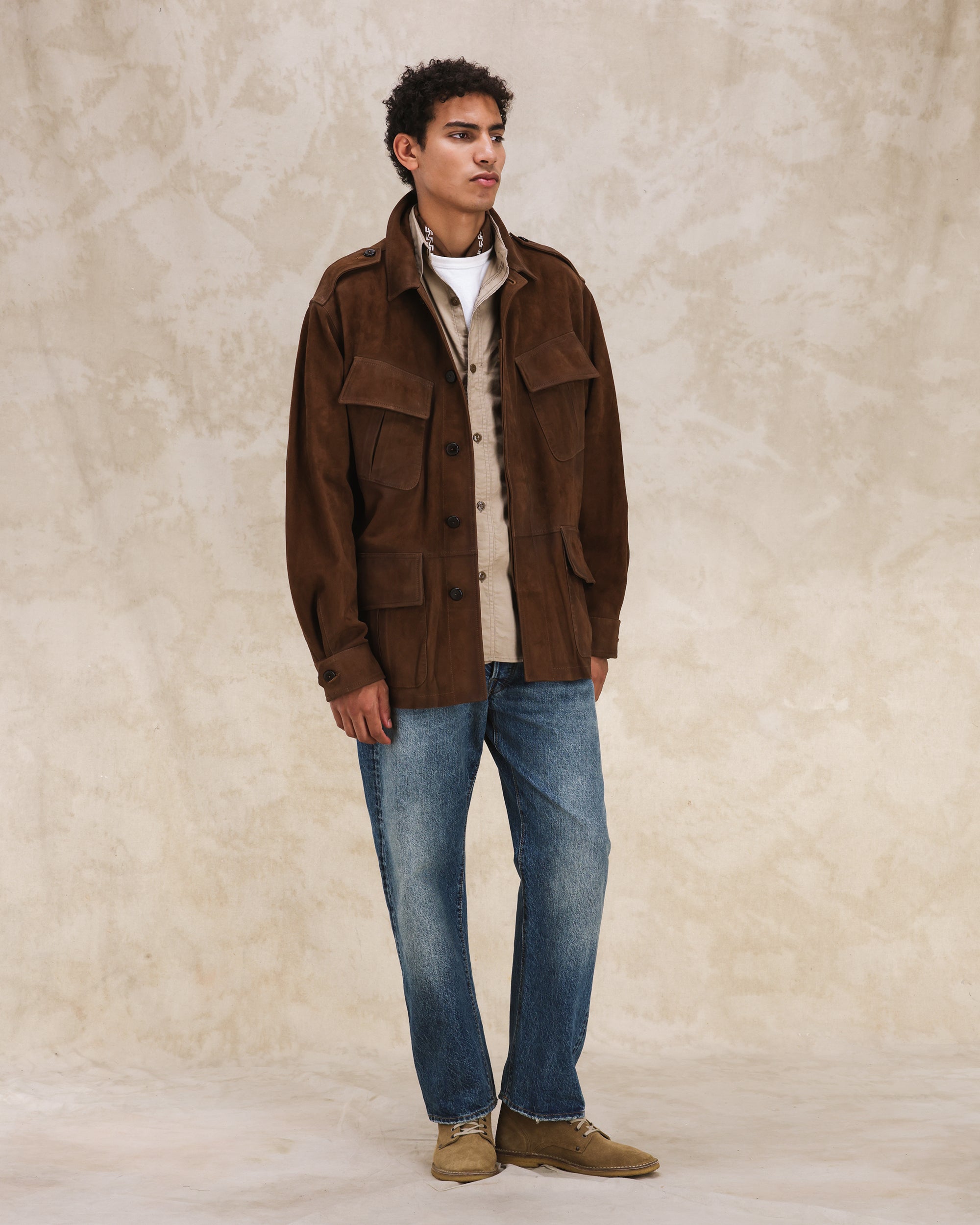 Julian Jacket Jungle Suede