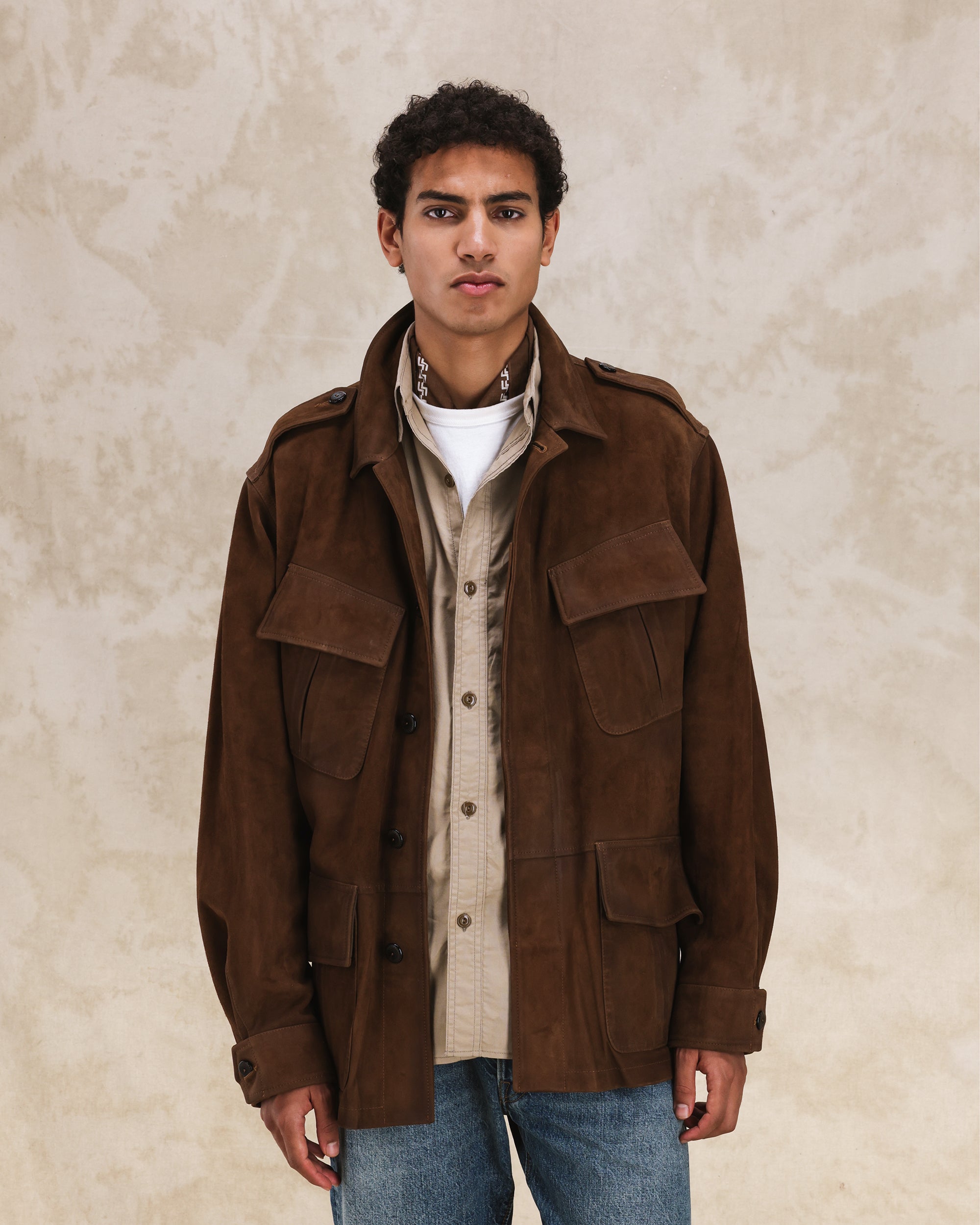 Julian Jacket Jungle Suede