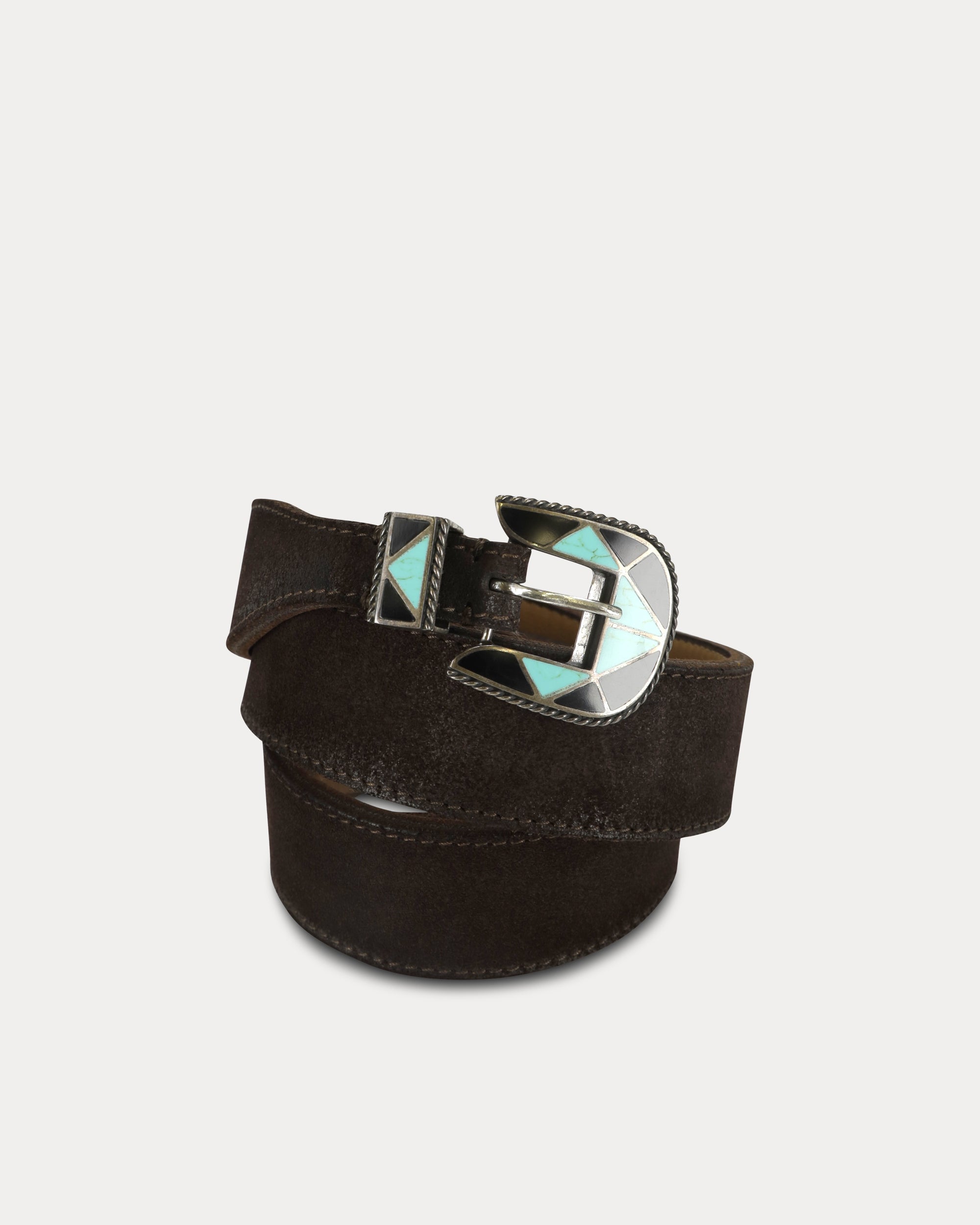 Kansas Belt with Turquoise Buckle
