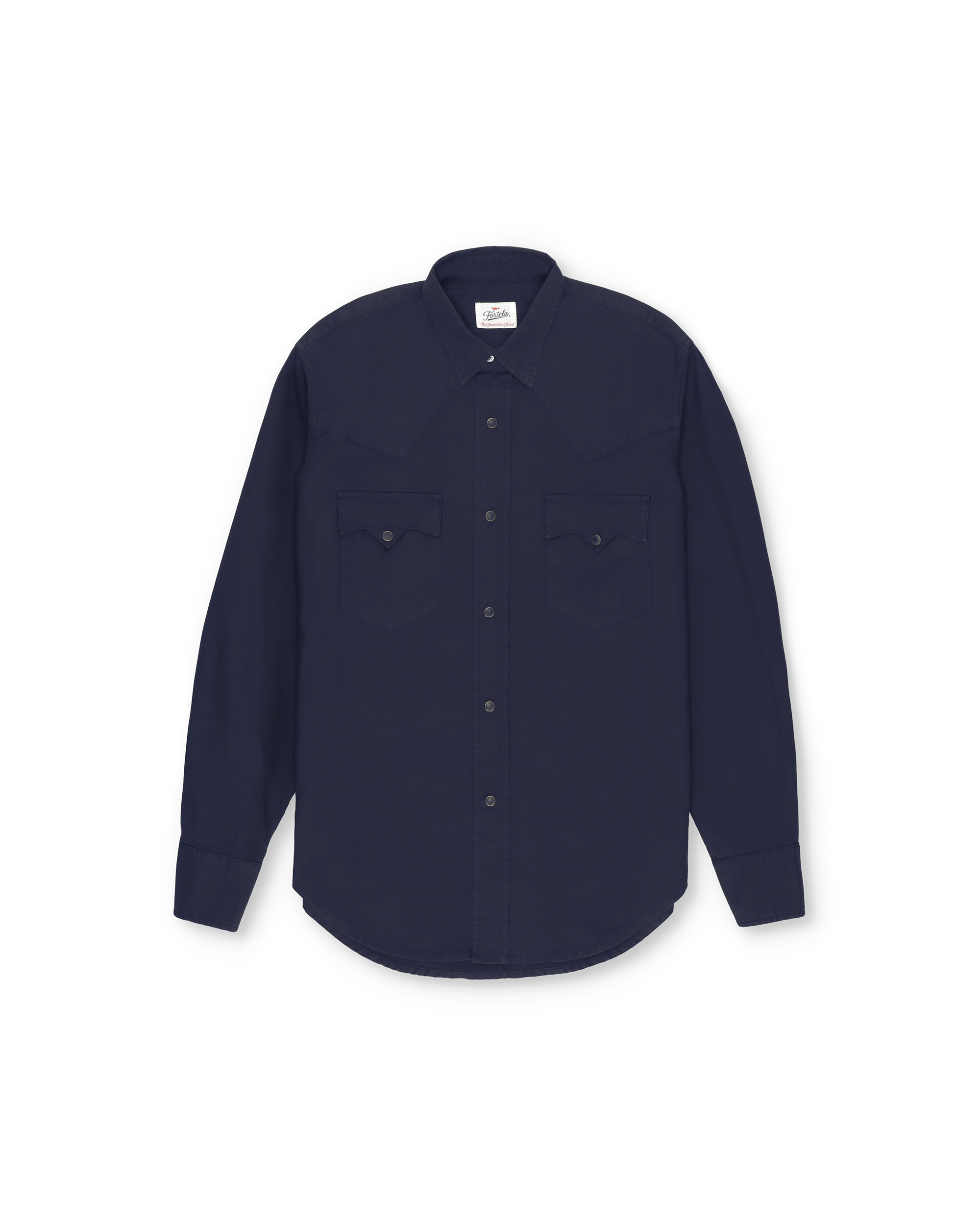 Kayacebb Camicia Western Bottone Nero