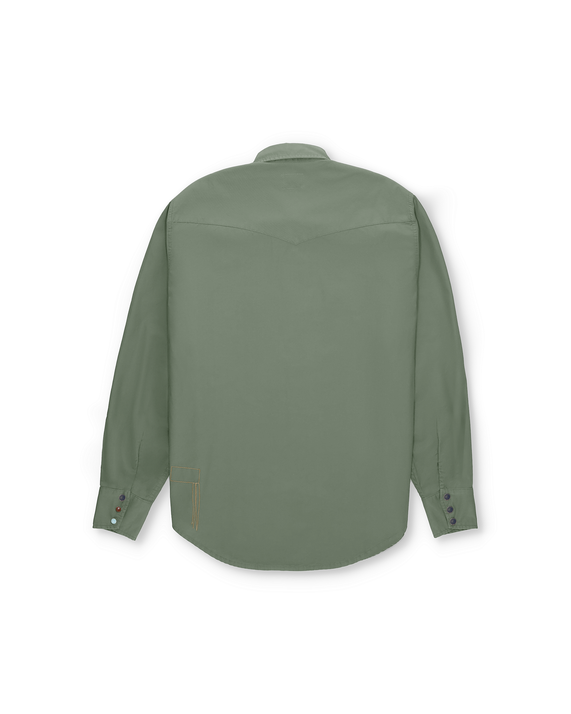 Kayacebb Camicia Western Bottone Nero