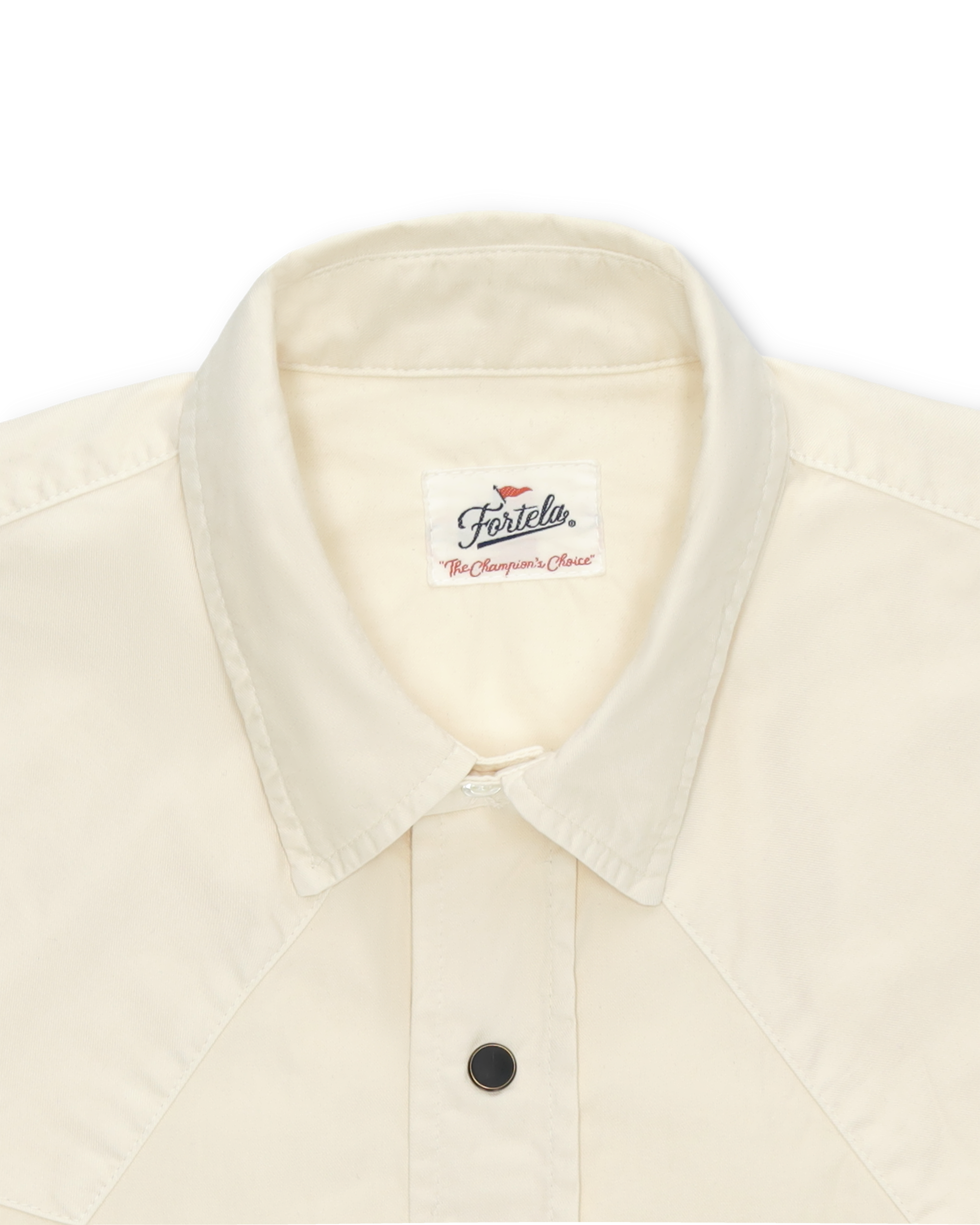 Kayacebb Camicia Texana in Twill di Cotone