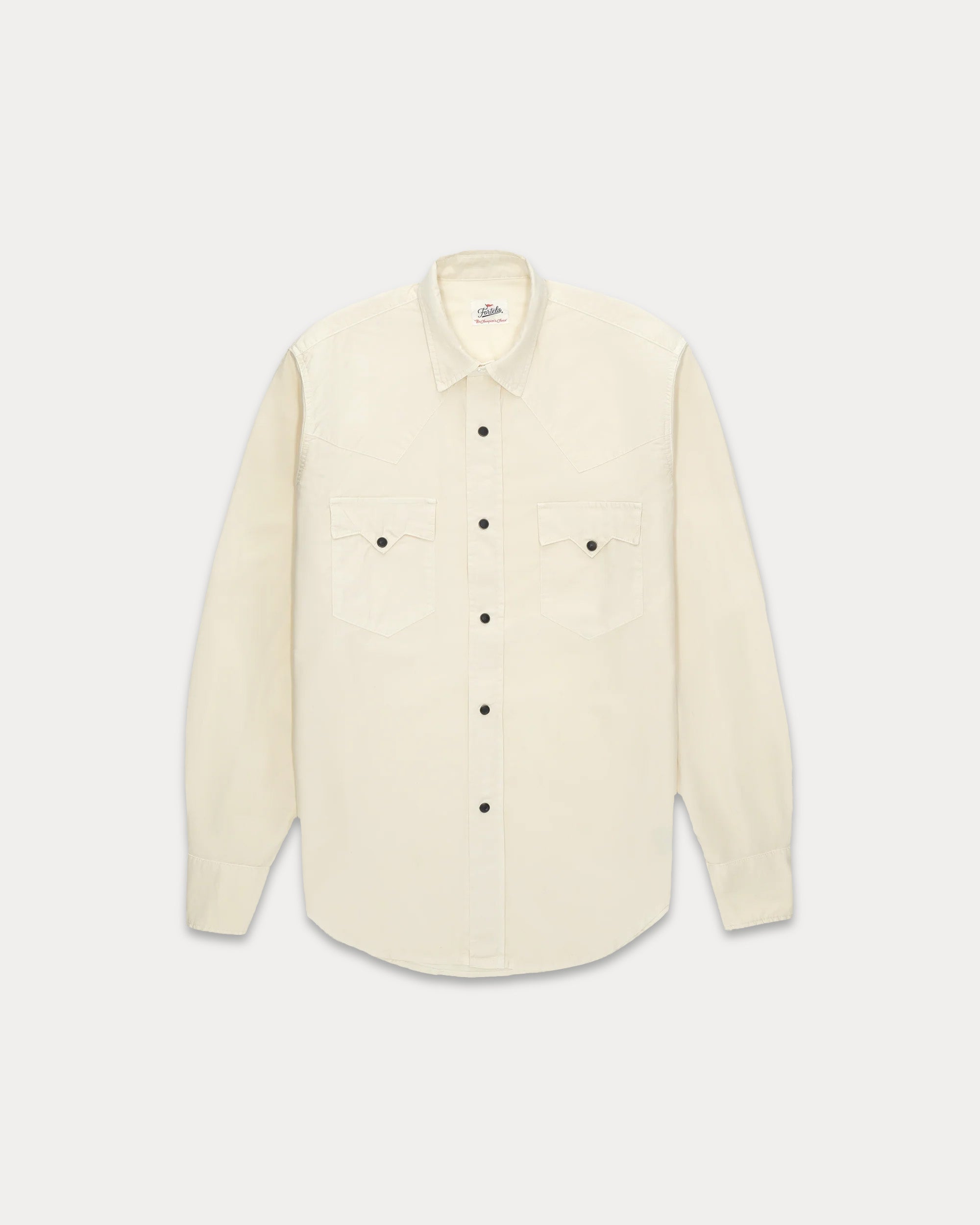 Kayacebb Camicia Texana in Twill di Cotone