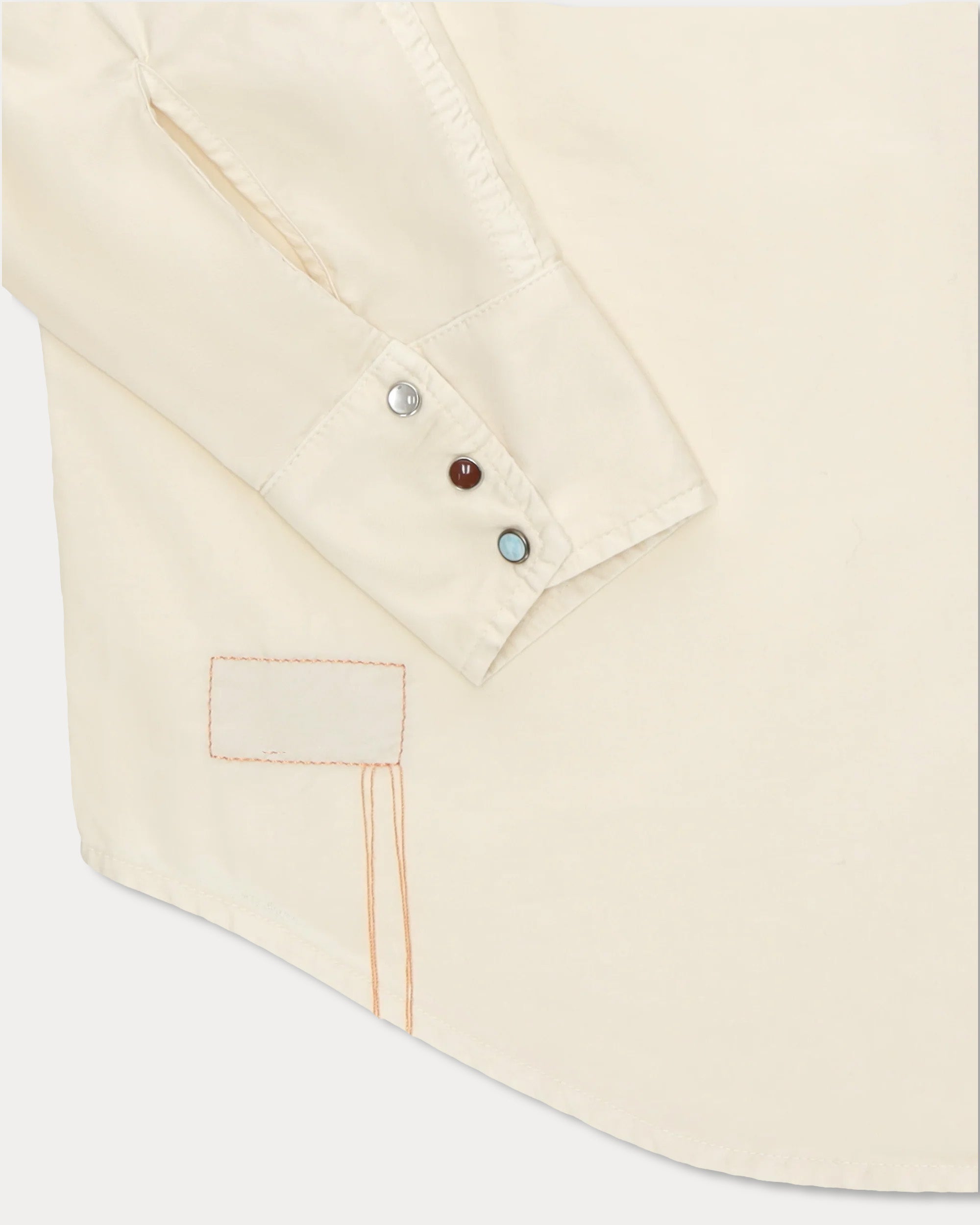 Kayacebb Camicia Texana in Twill di Cotone