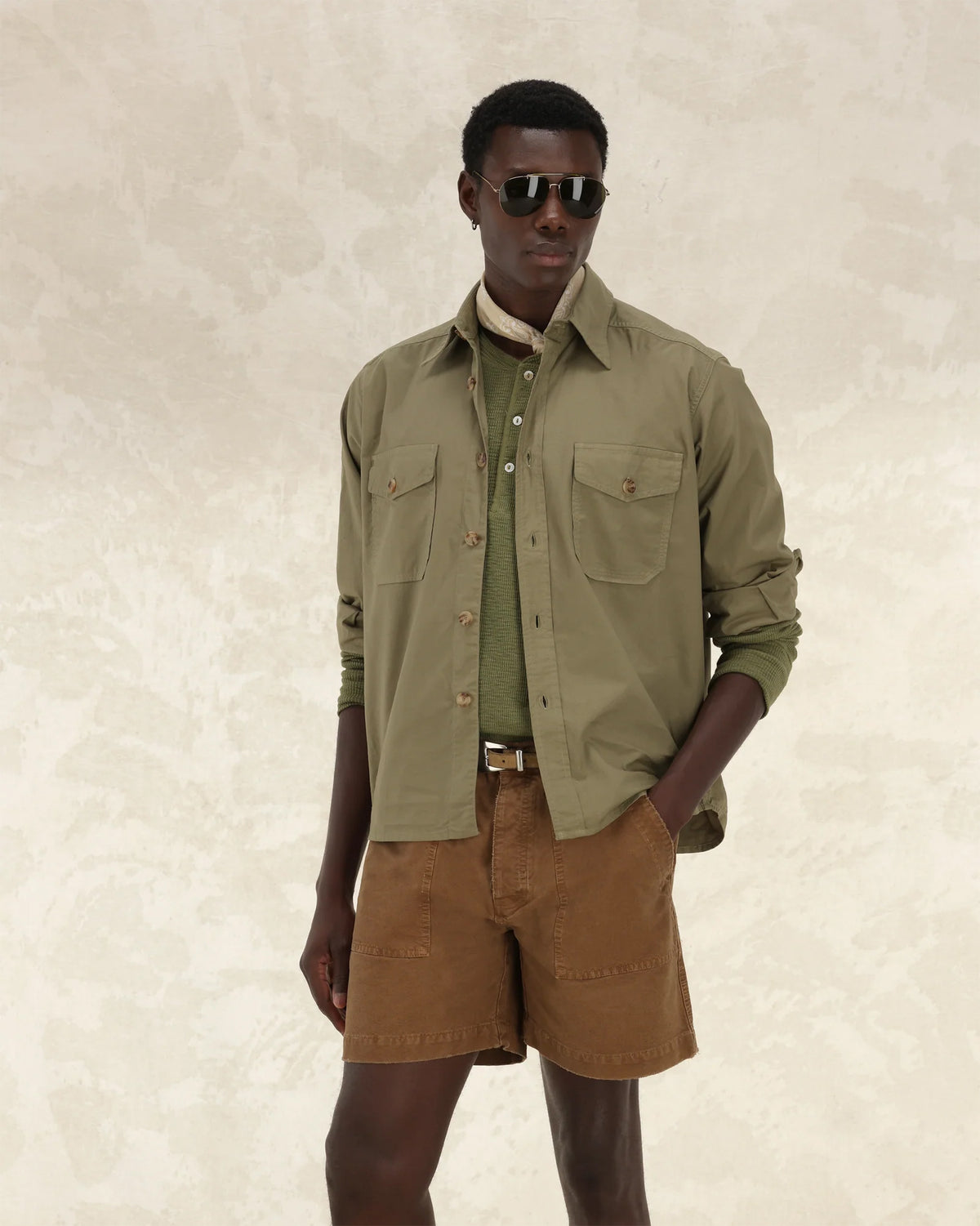 Kenny Cotton Twill Overshirt