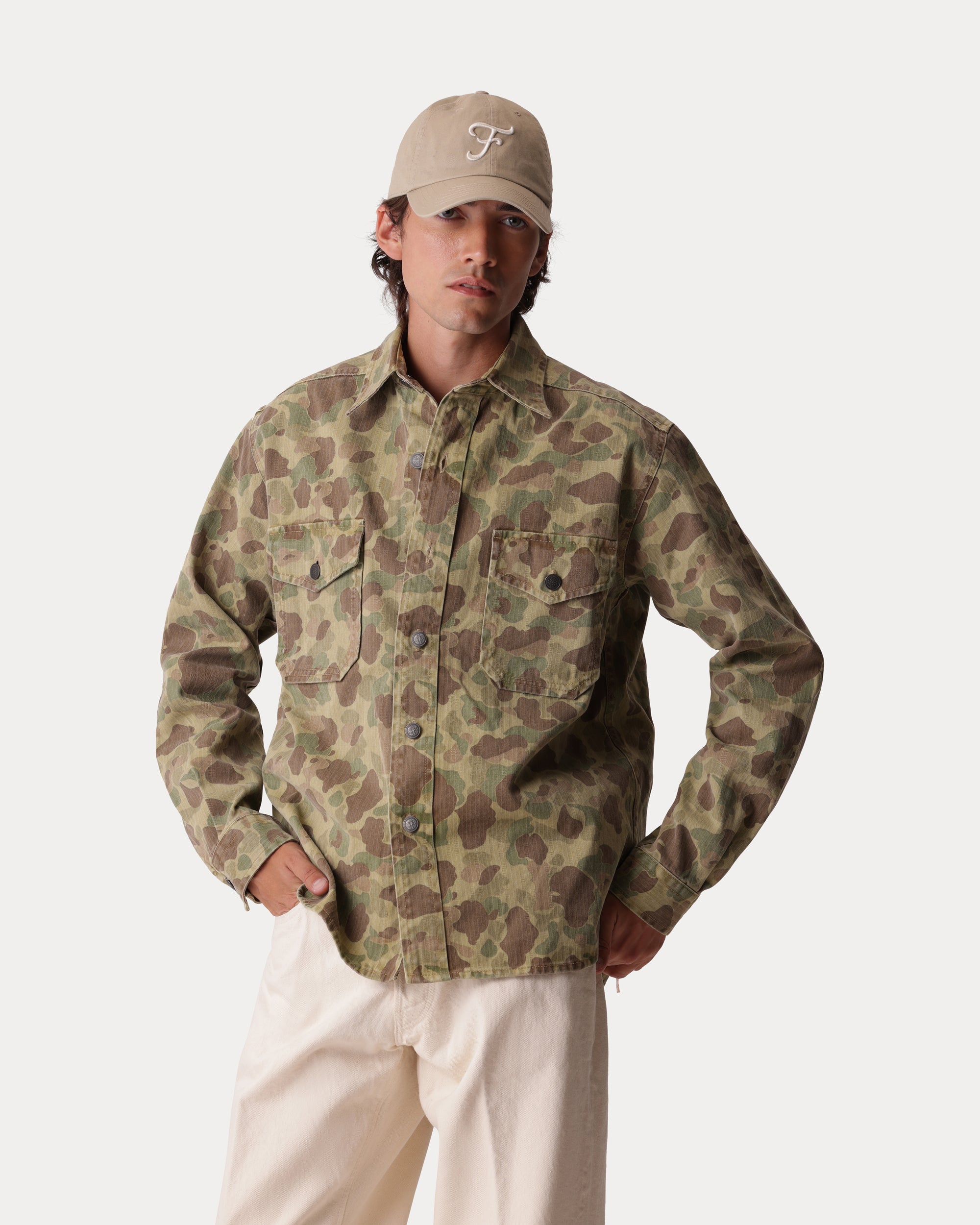 Kenny Cotton Camouflage Overshirt