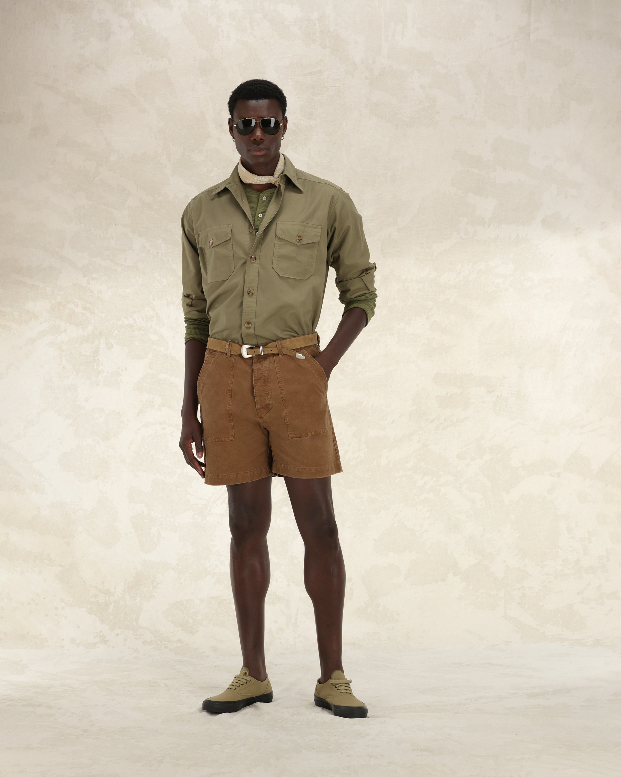 Kenny Overshirt In Twill di Cotone