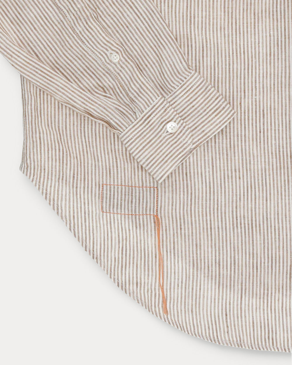 King Camicia In Lino Con Tasca