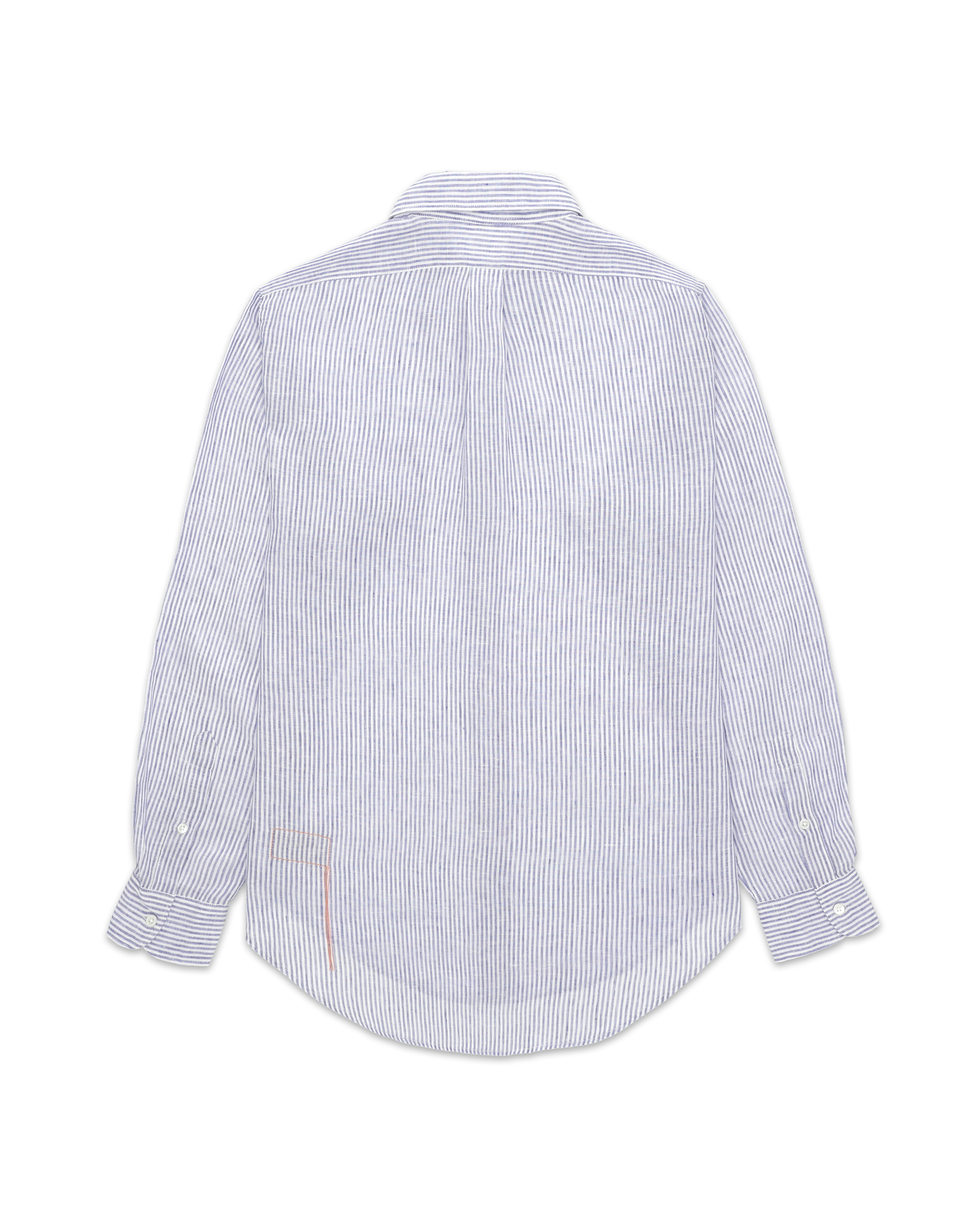 King Camicia In Lino Con Tasca