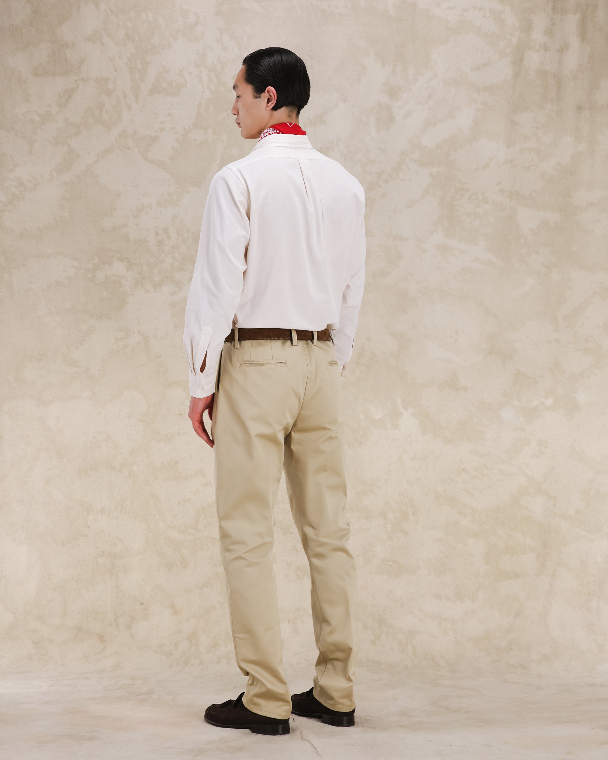 King Camicia In Velluto A Coste