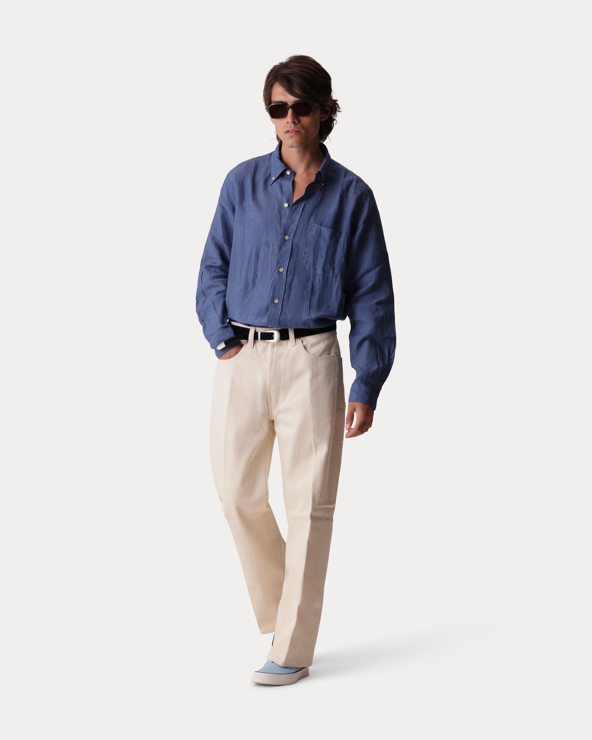 King Camicia In Lino