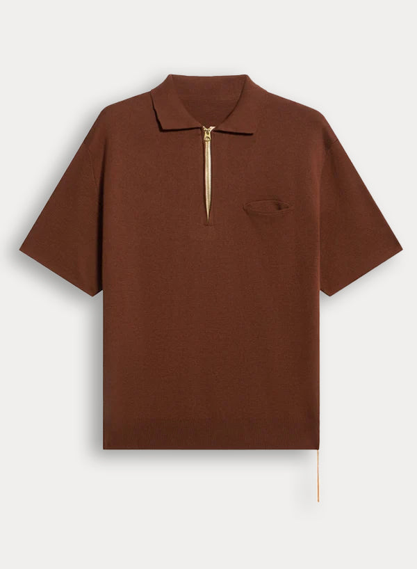 Laight Short Sleeve Polo 3/4 Zip