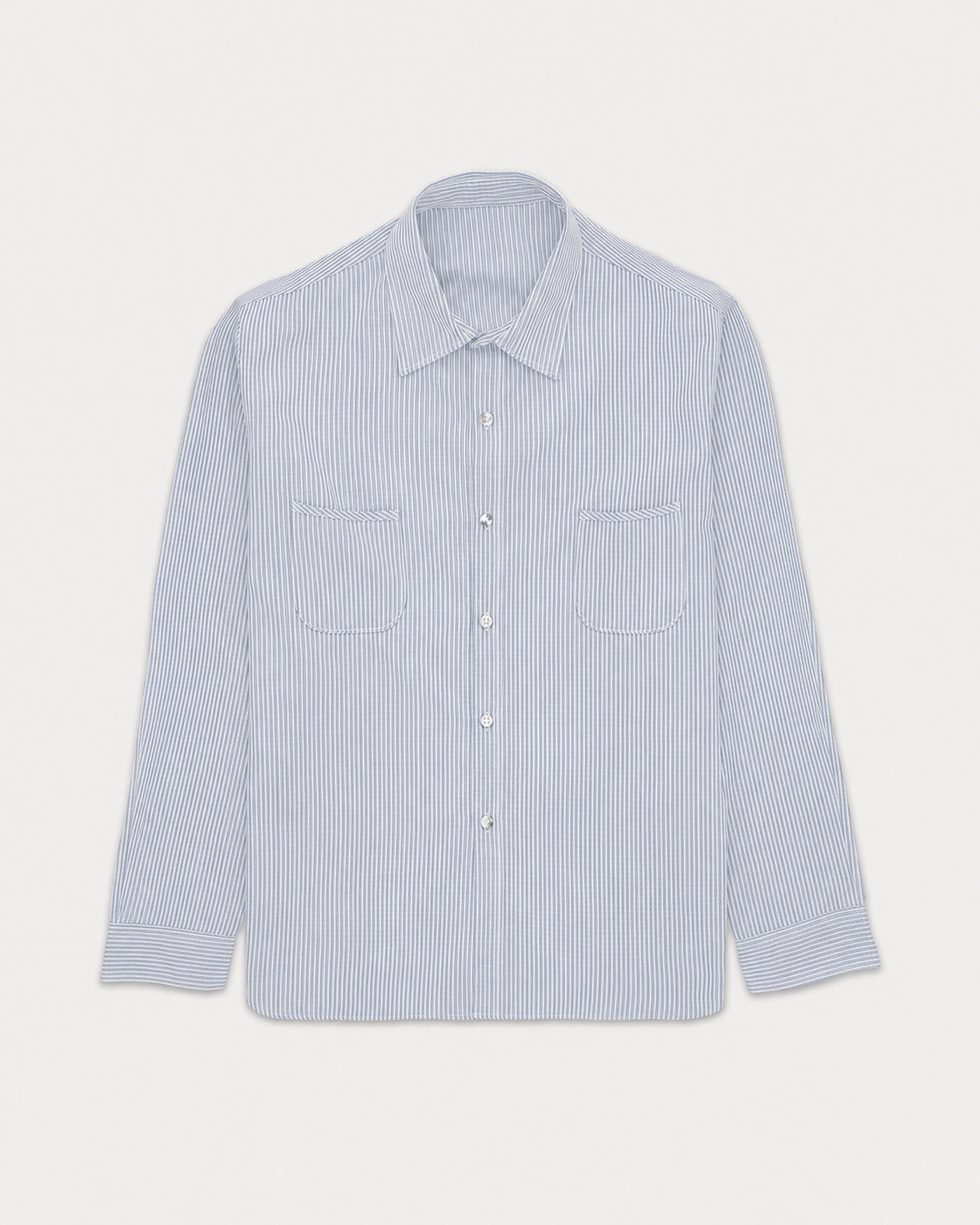 Liam Camicia In Cotone Con Taschino Stondato
