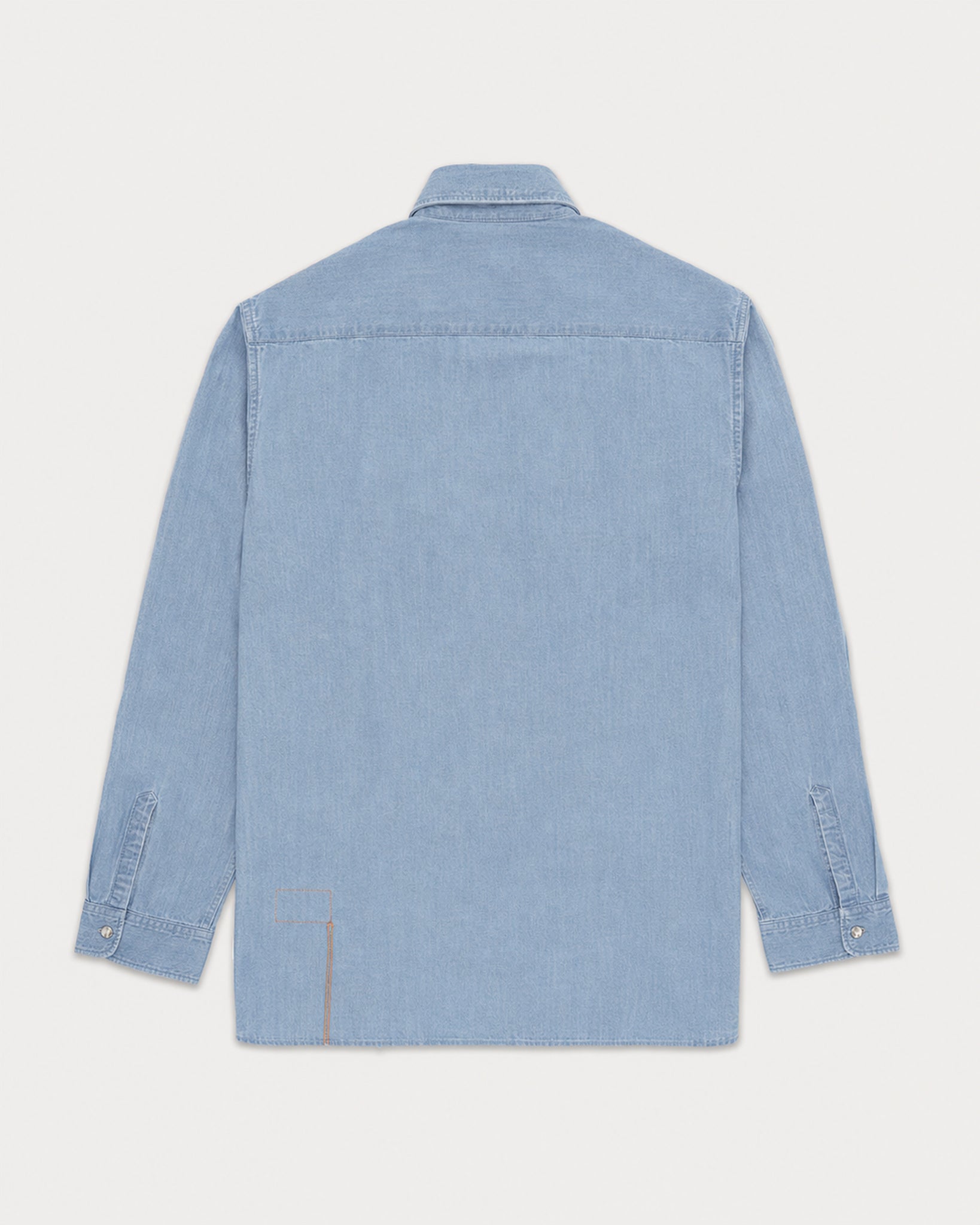 Liam Camicia In Chambray con Taschino Stondato