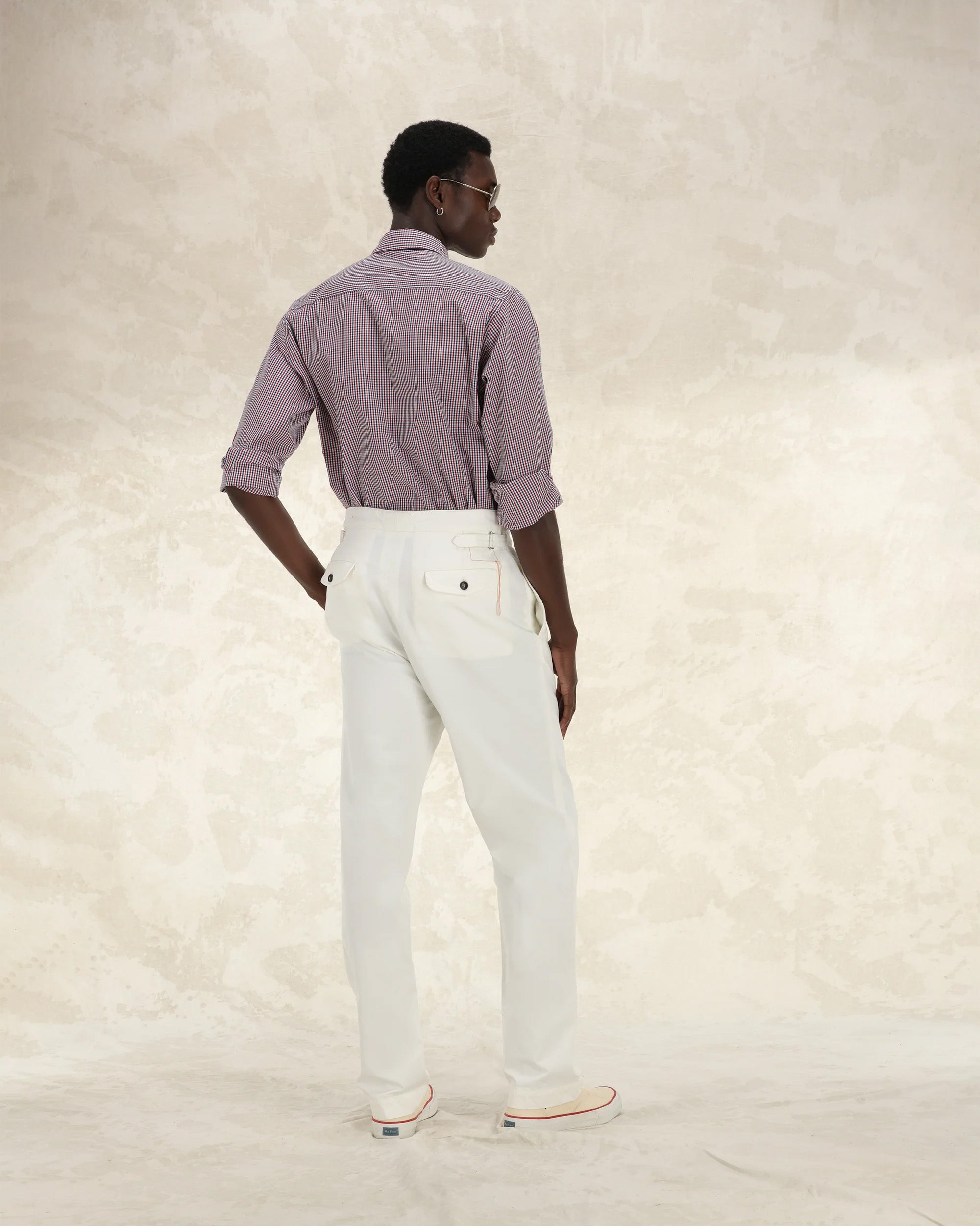 Liam Cotton Shirt With Rounded Pocket