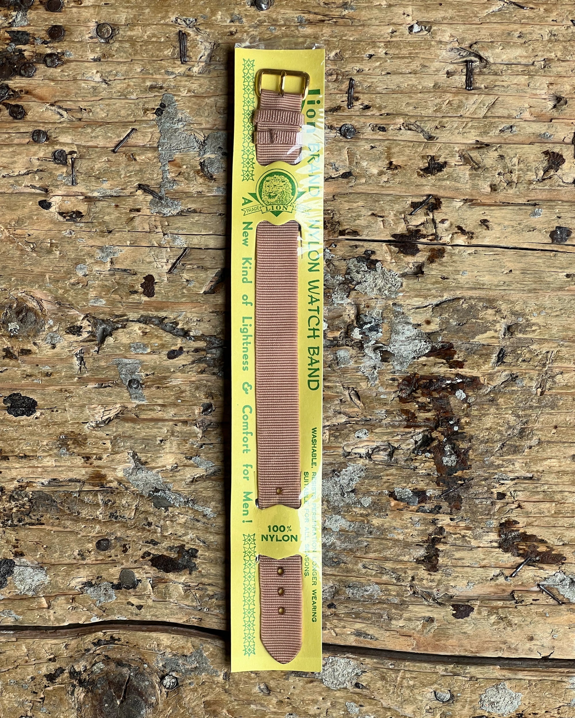 Lionvintagestrap Cinturino In Tessuto16Mm