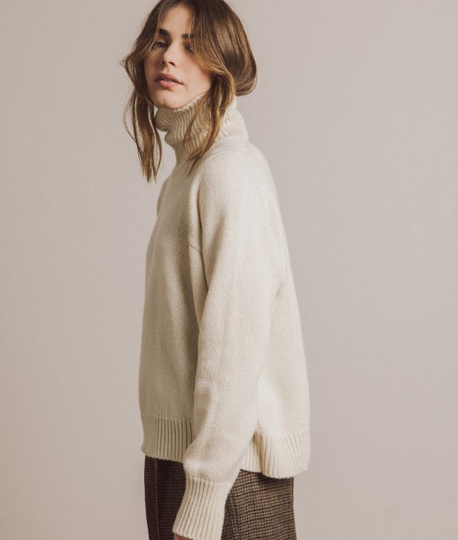 Lucy Maglione Collo Alto in Lana e Cashmere