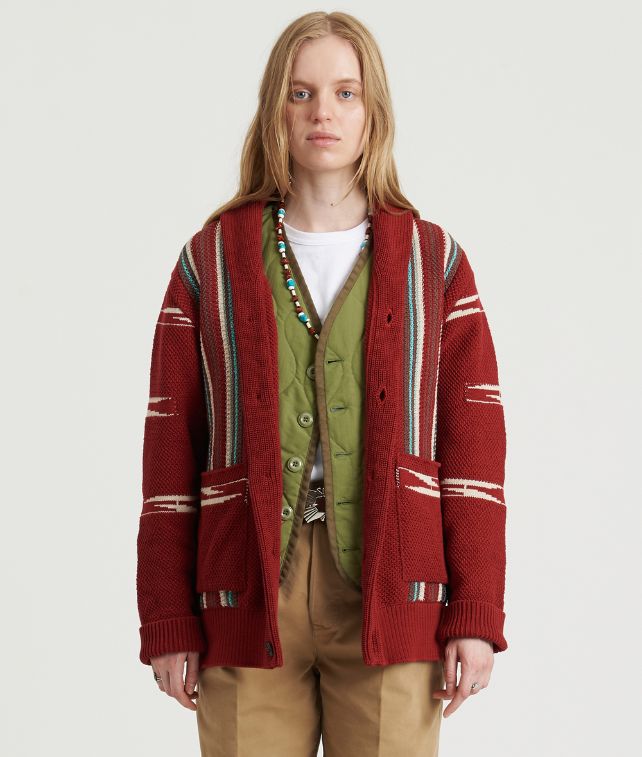 Henryc Cardigan Navajo In Cotone 