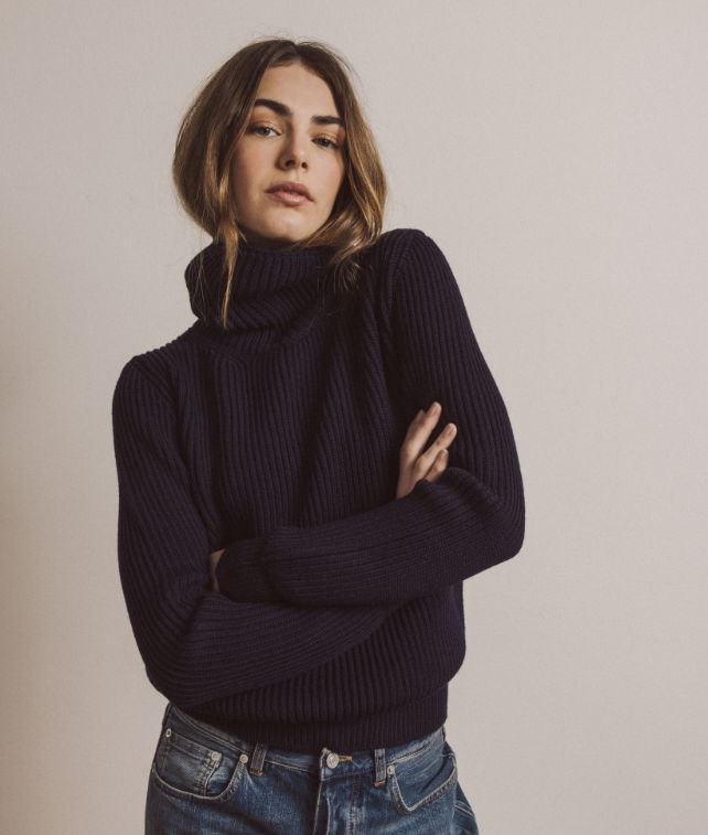 Lucy Maglione Collo Alto in Lana e Cashmere