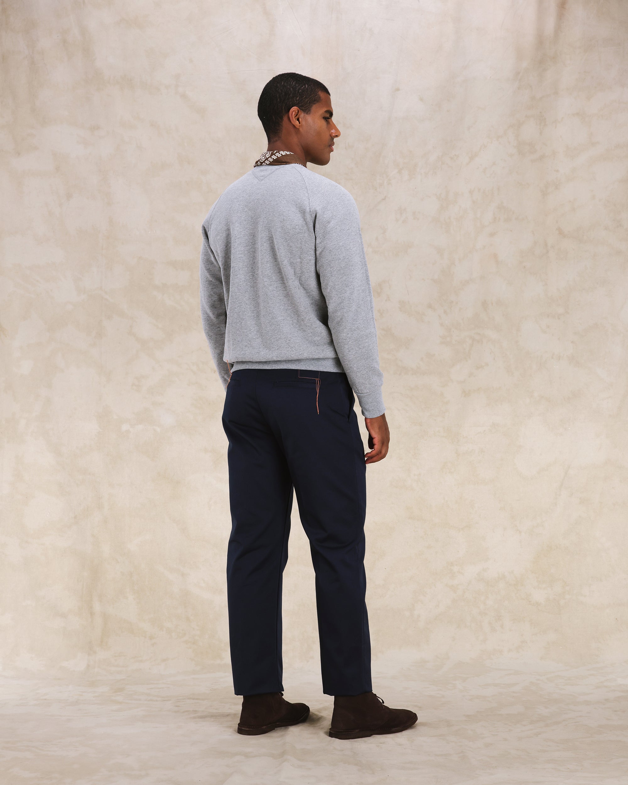 Maine Pantaloni Chino in Gabardine di Cotone Pesante