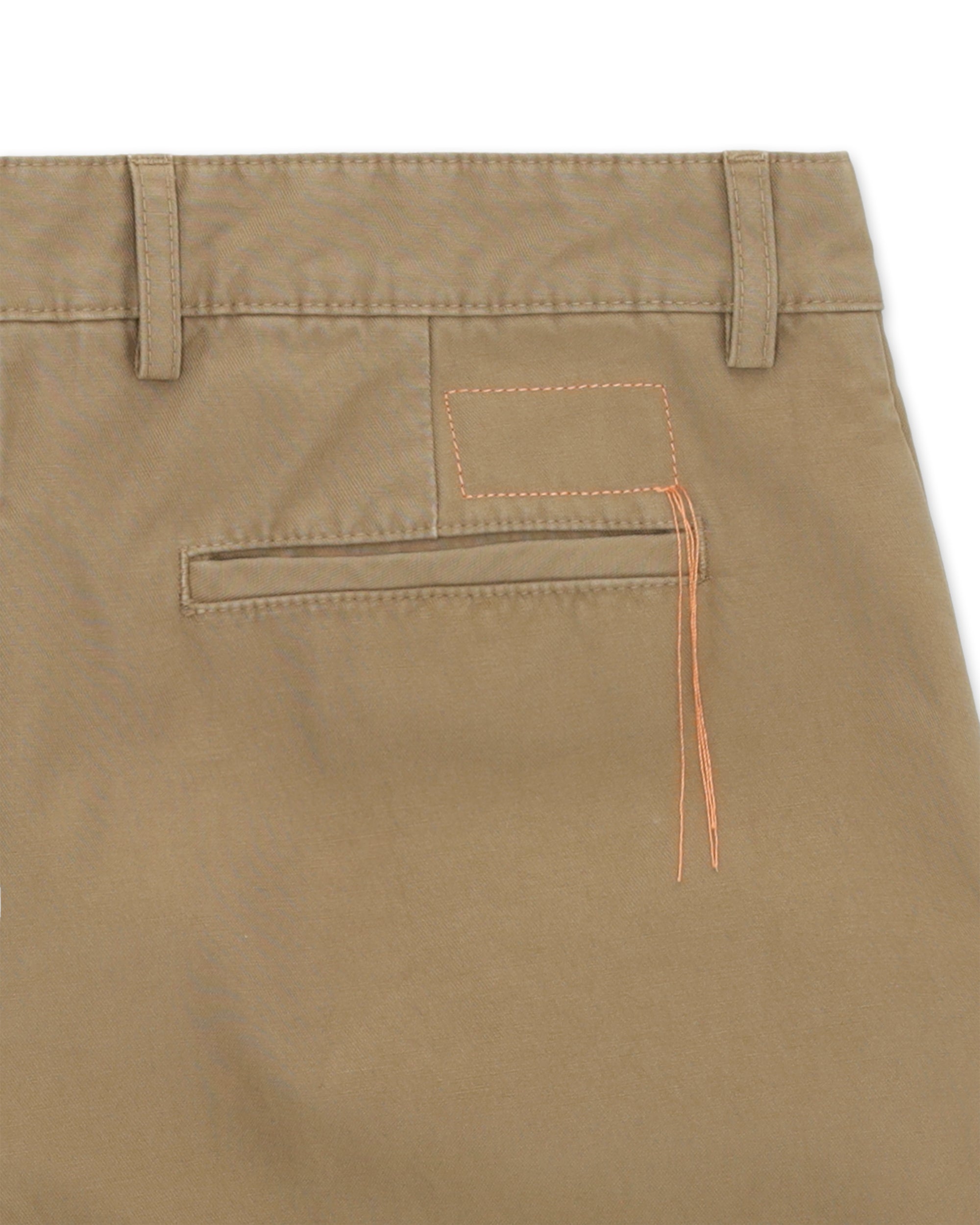 Maine Pantaloni In Canvas di Cotone Rovesciato