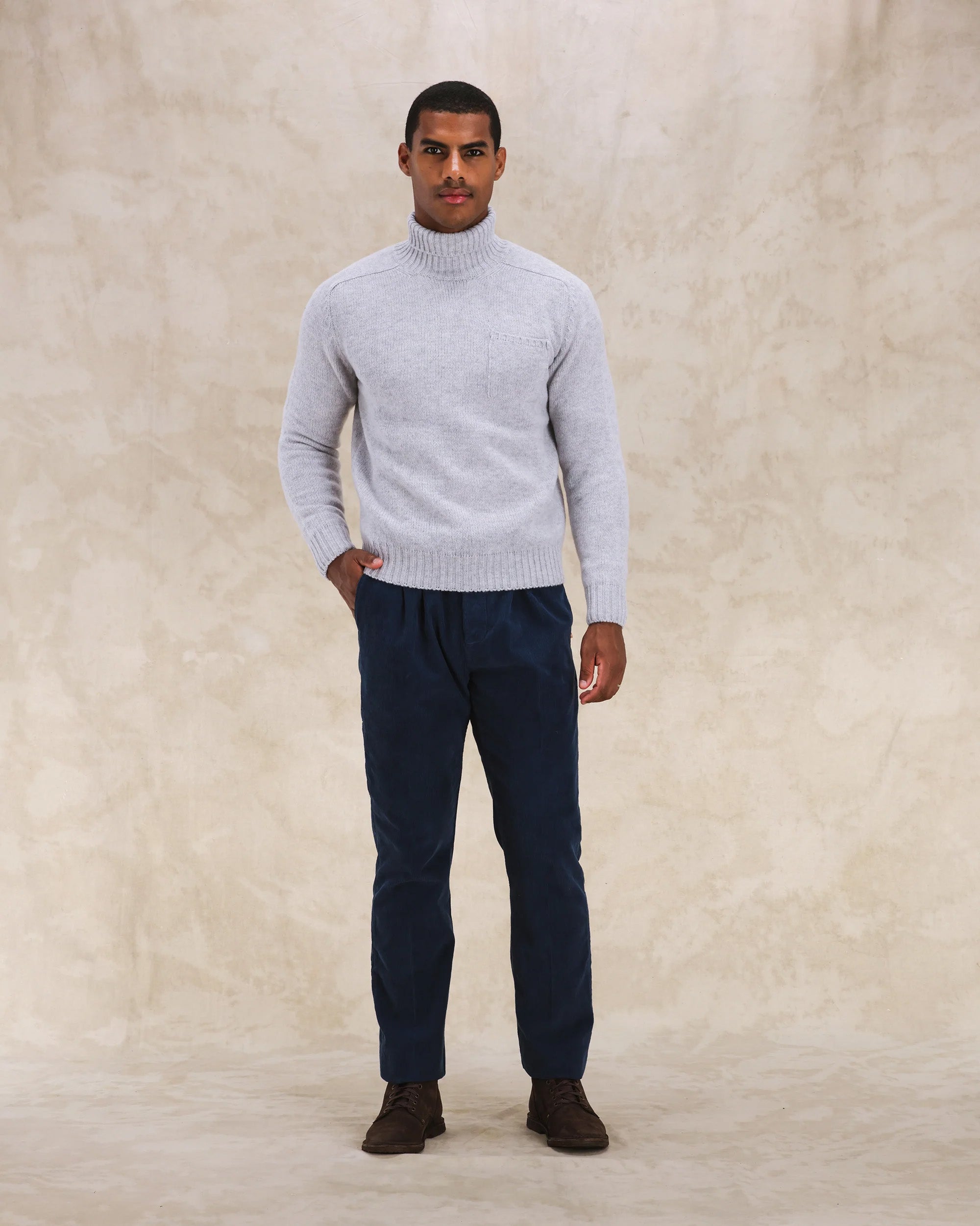 Mallory Merino Wool Turtleneck Sweater
