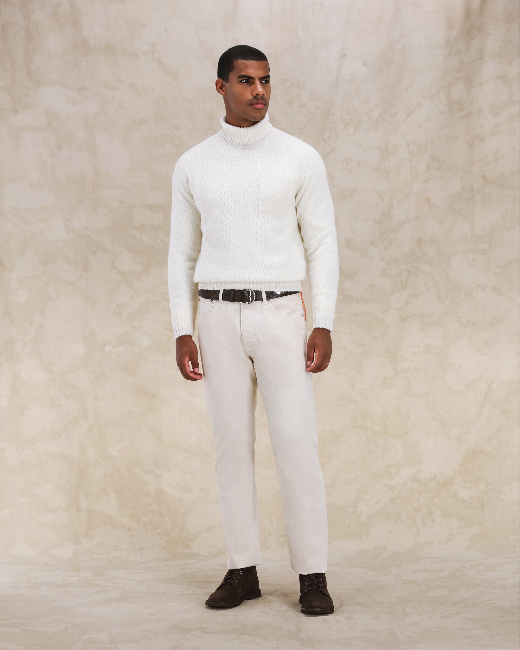 Mallory Maglione Collo Alto In Lana Merino