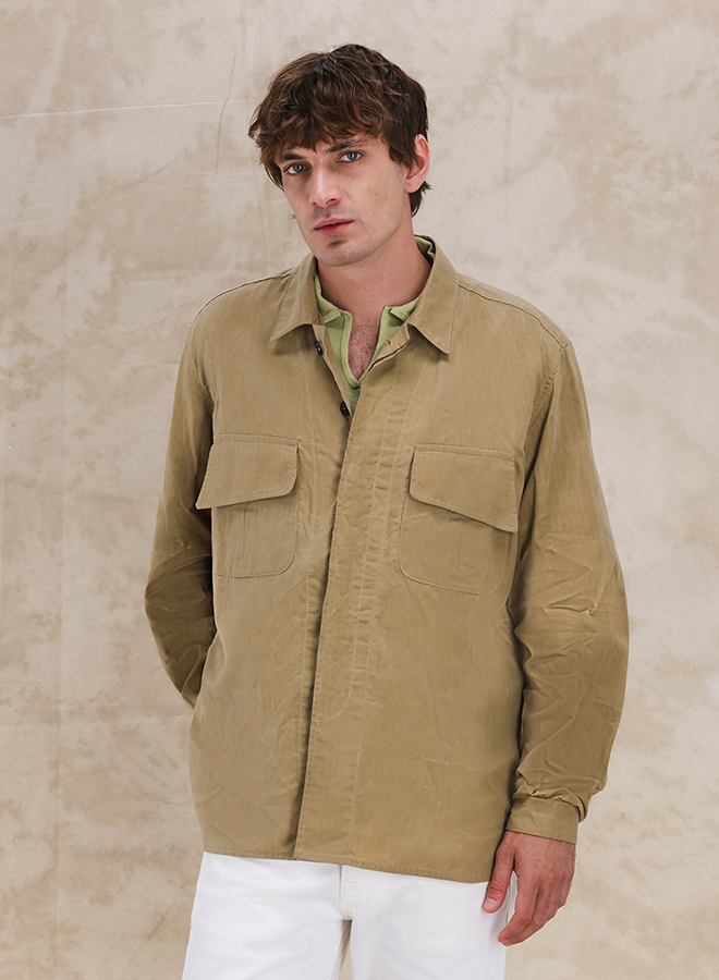 Mark Overshirt In Cotone Cerato