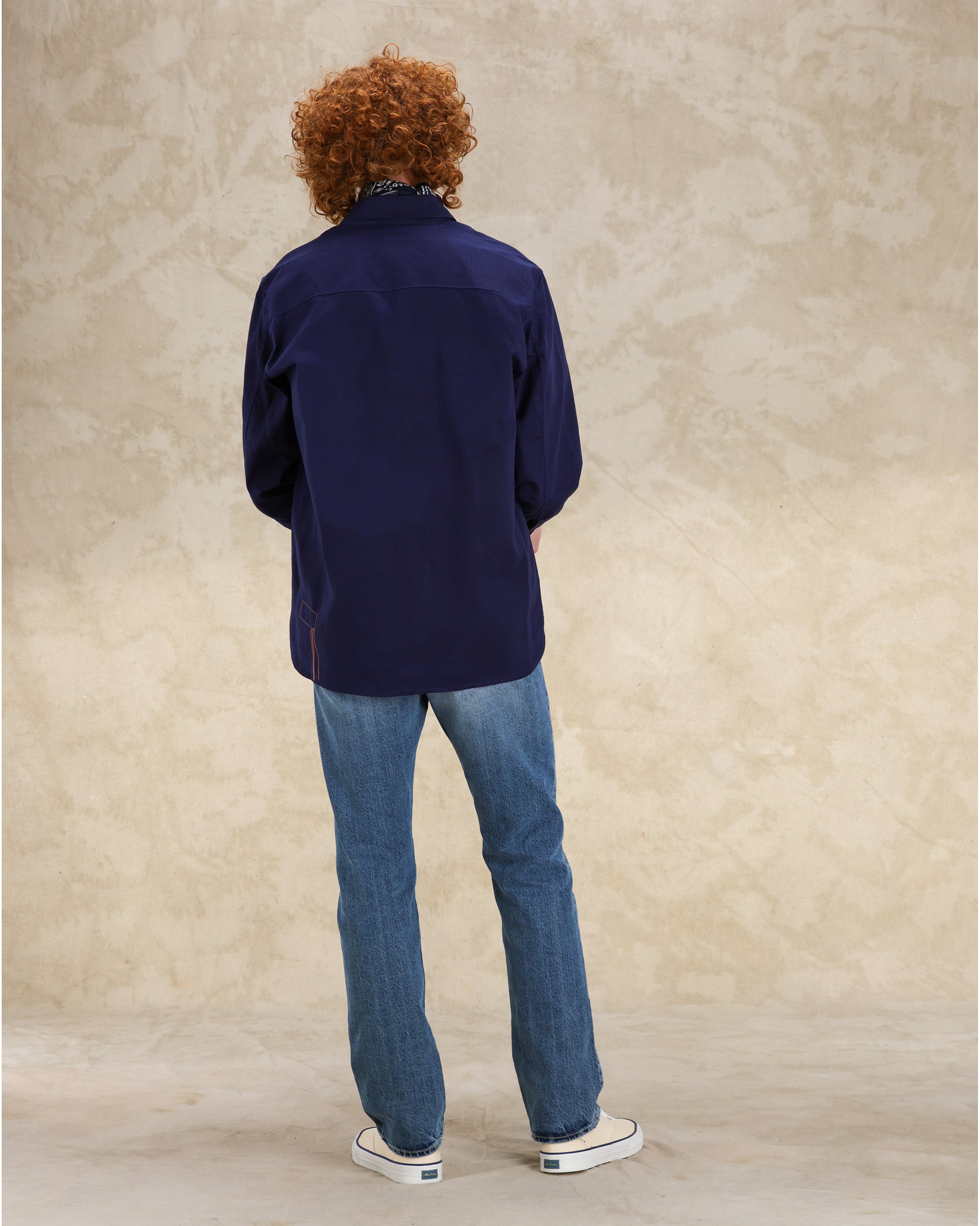 Mark Overshirt In Cotone Cerato