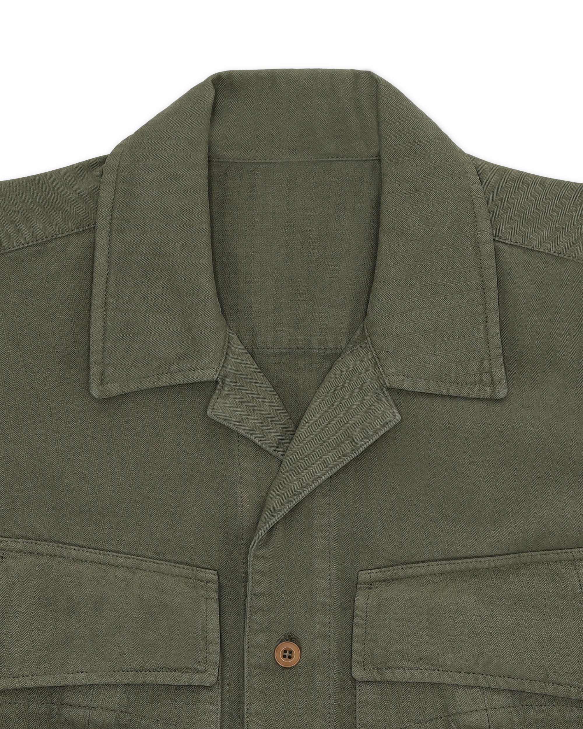 Meckongt Overshirt Herringbone