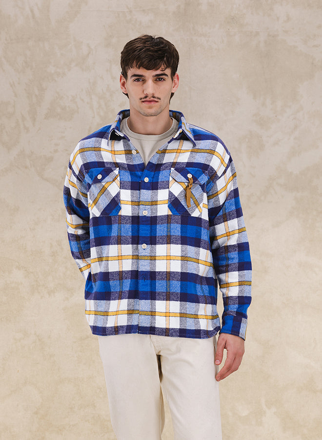 Mescal Overshirt In Flanella A Quadri