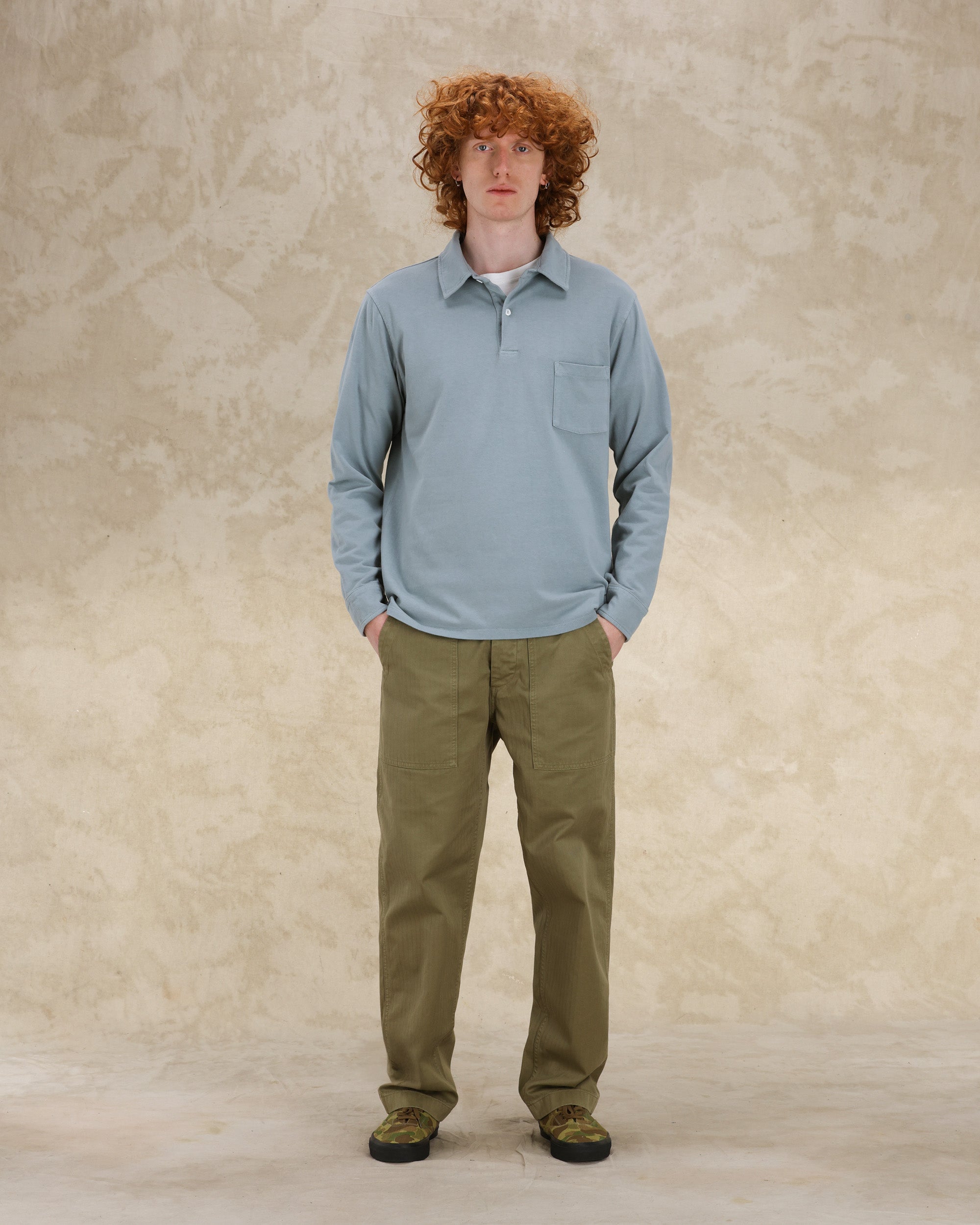 Missouril Long Sleeve Cotton Polo