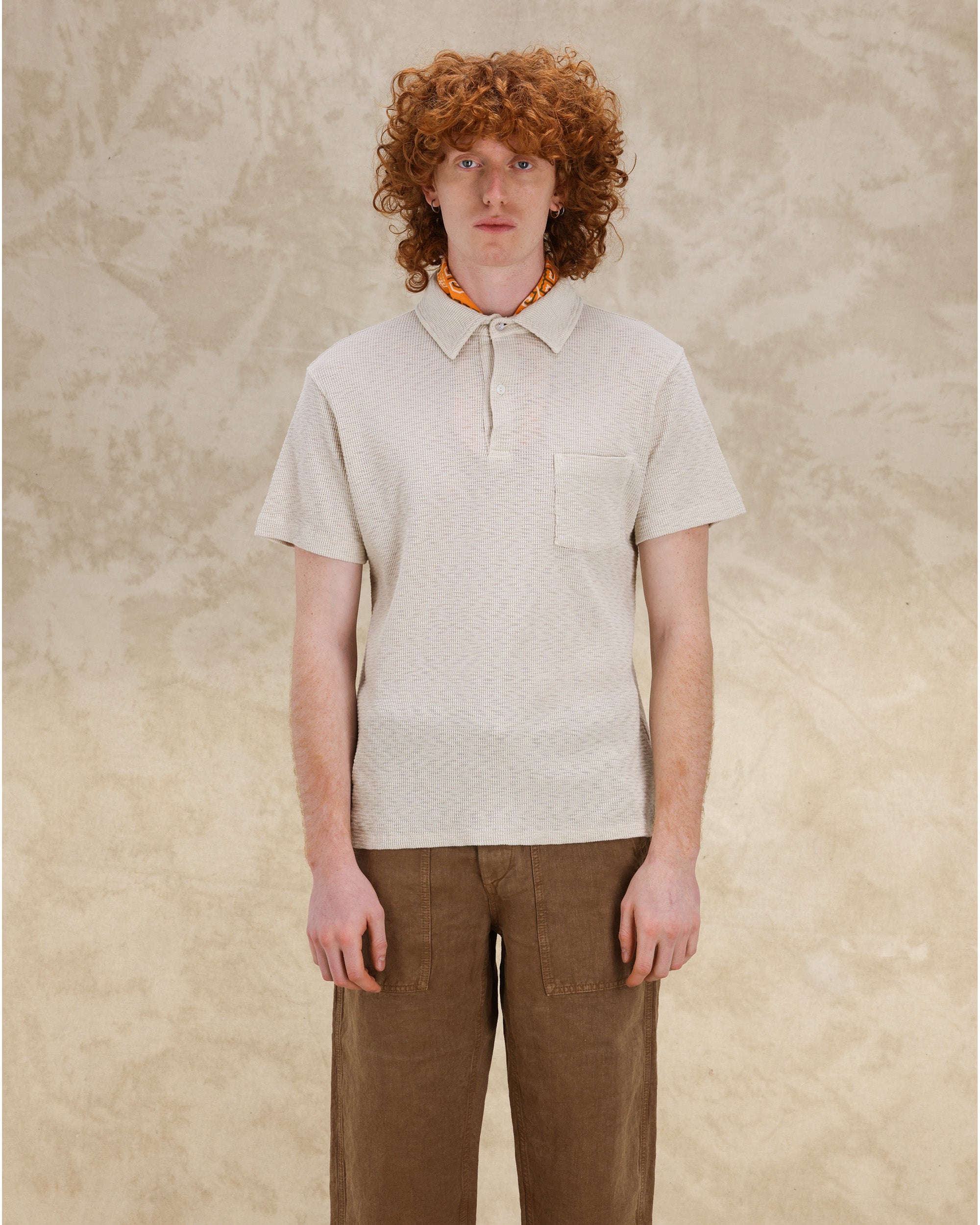 Missourim Polo In Jersey Waffle Manica Corta