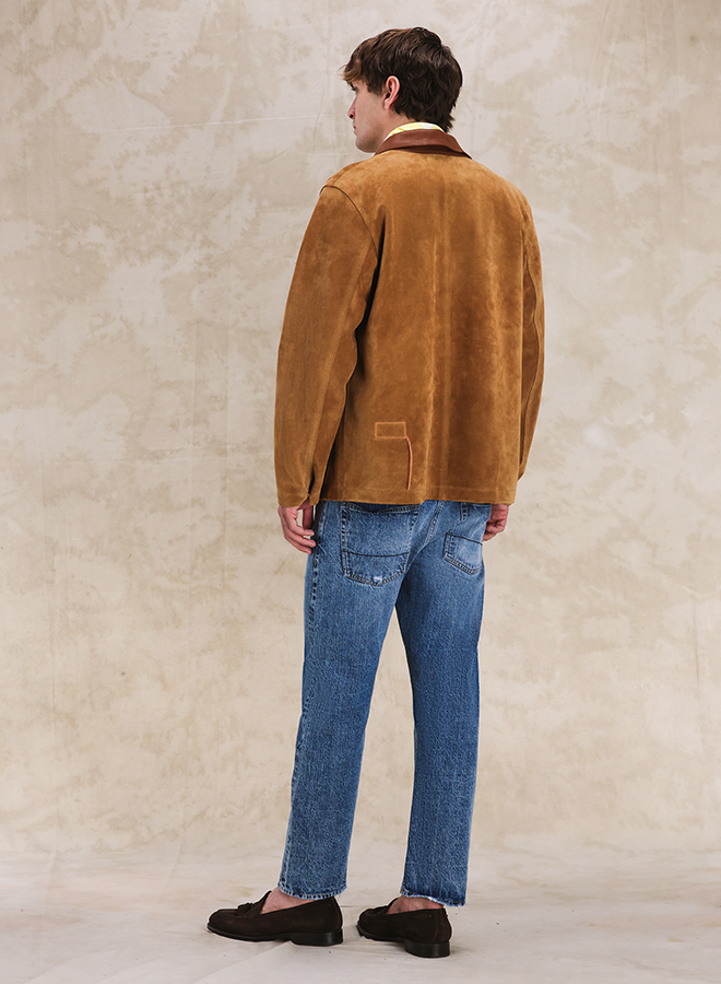 Montana Giacca In Pelle Scamosciata