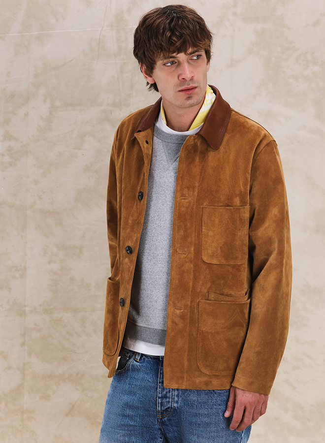 Montana Giacca In Pelle Scamosciata