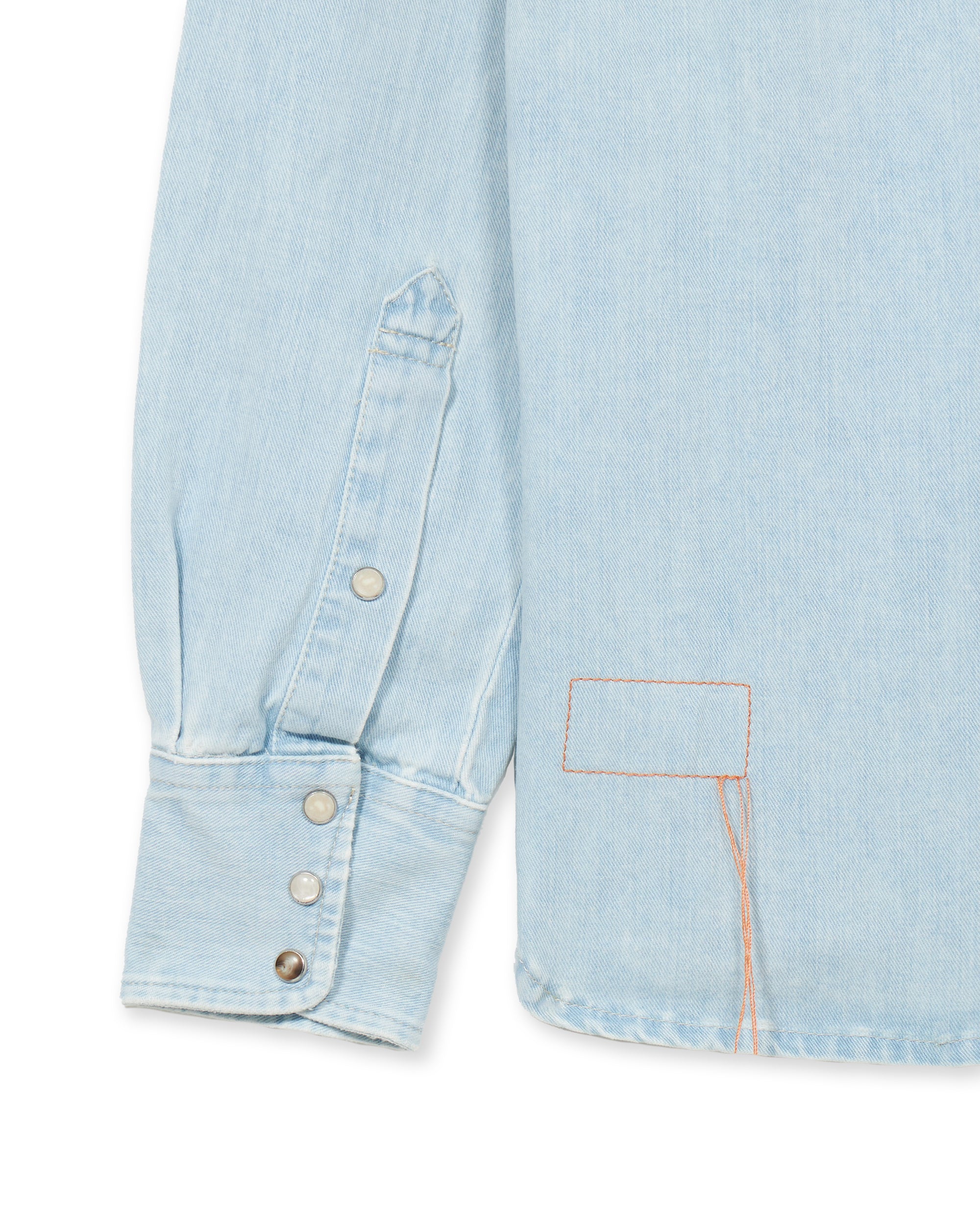 Texj Camicia Texana Bleach Wash