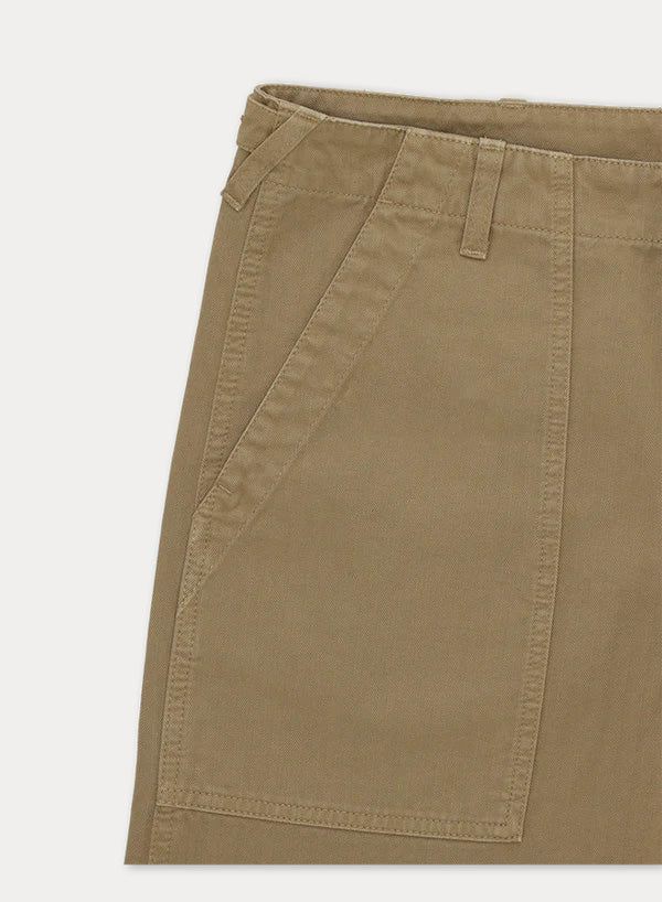 Newfatigue Pantaloni Fatigue In Herringbone di Cotone