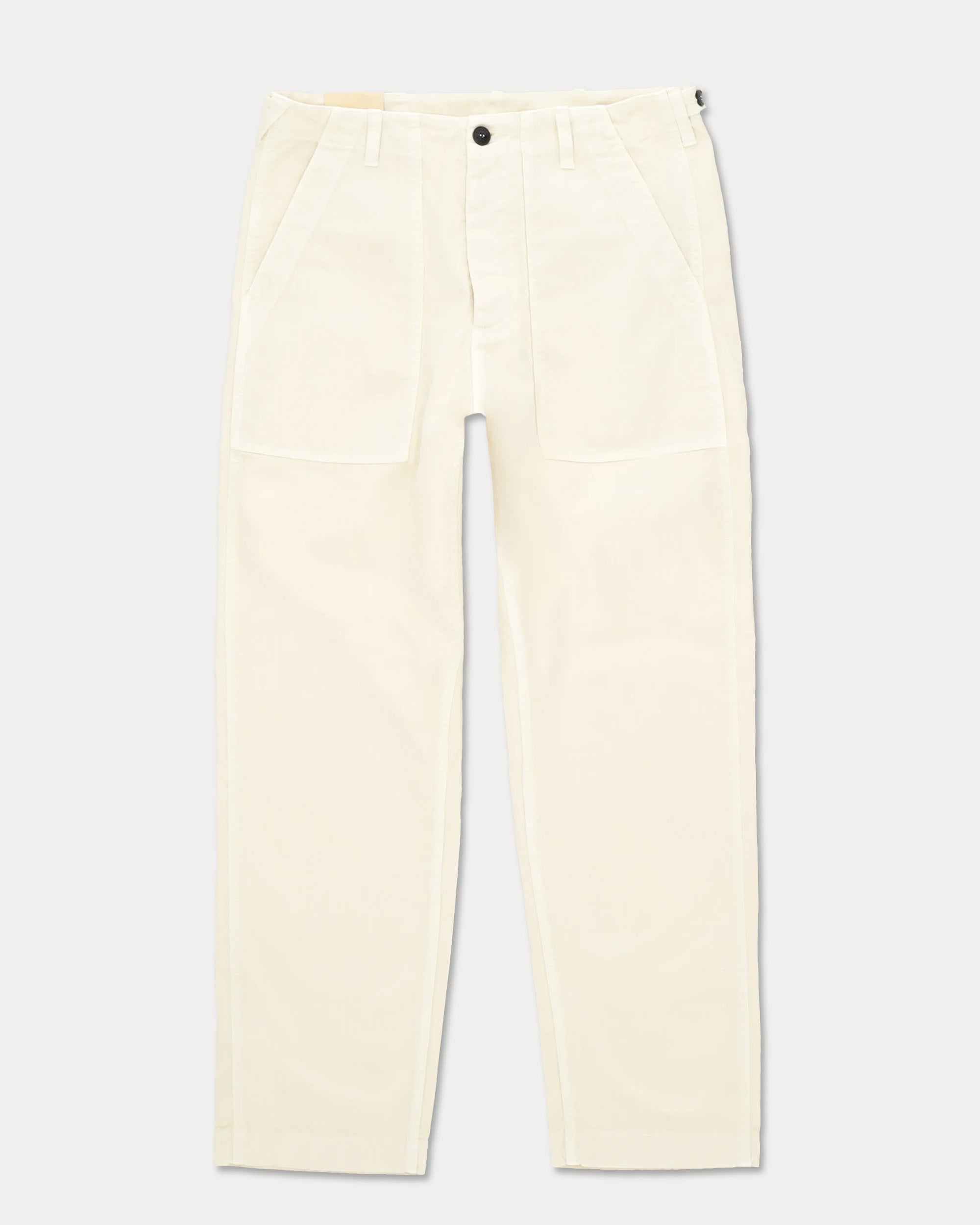 Newfatigue Pantaloni Fatigue In Herringbone di Cotone
