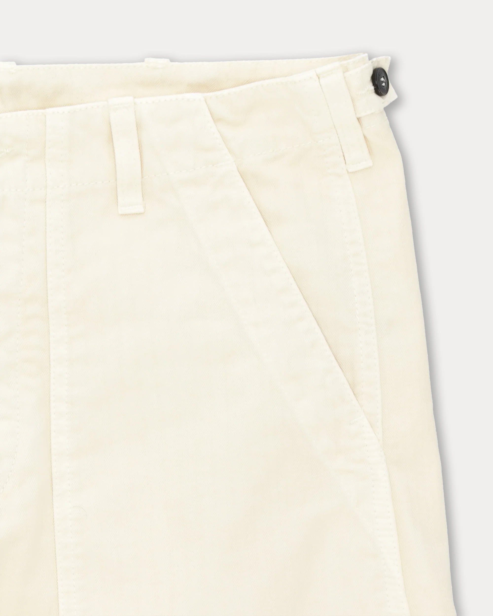Newfatigue Pantaloni Fatigue In Herringbone di Cotone
