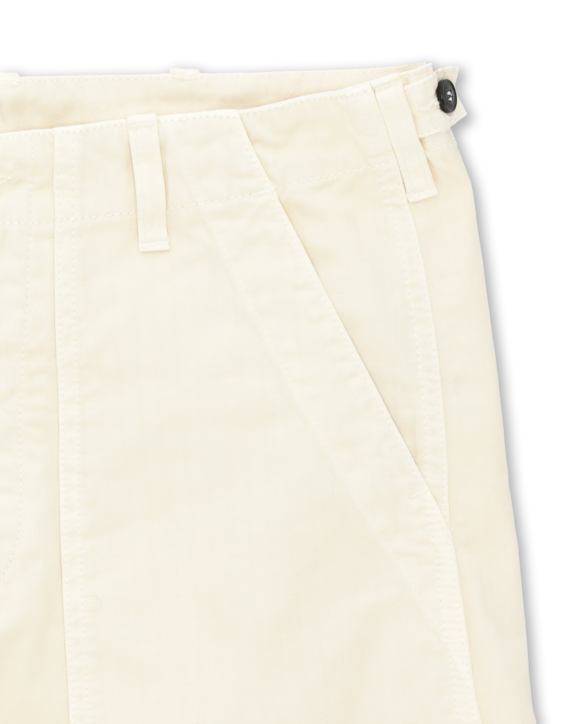 Newfatigue Pantaloni Fatigue In Herringbone di Cotone