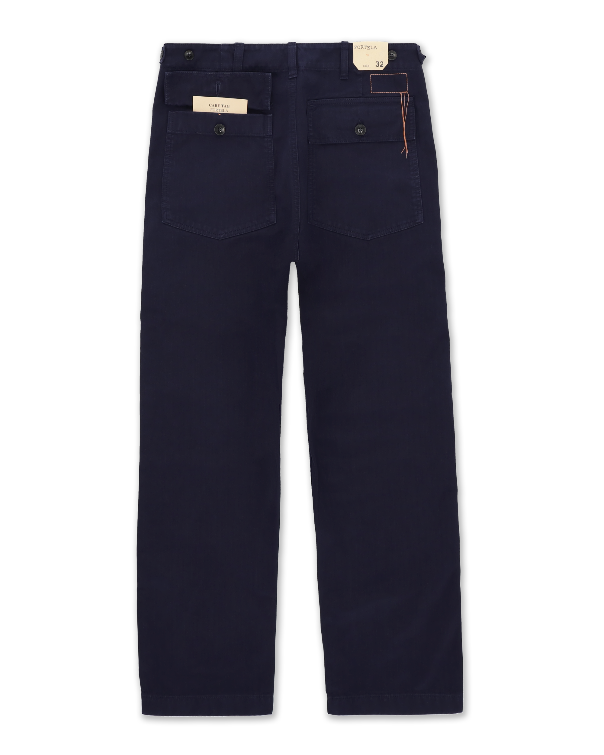 Newfatigue Pantaloni Fatigue In Herringbone di Cotone