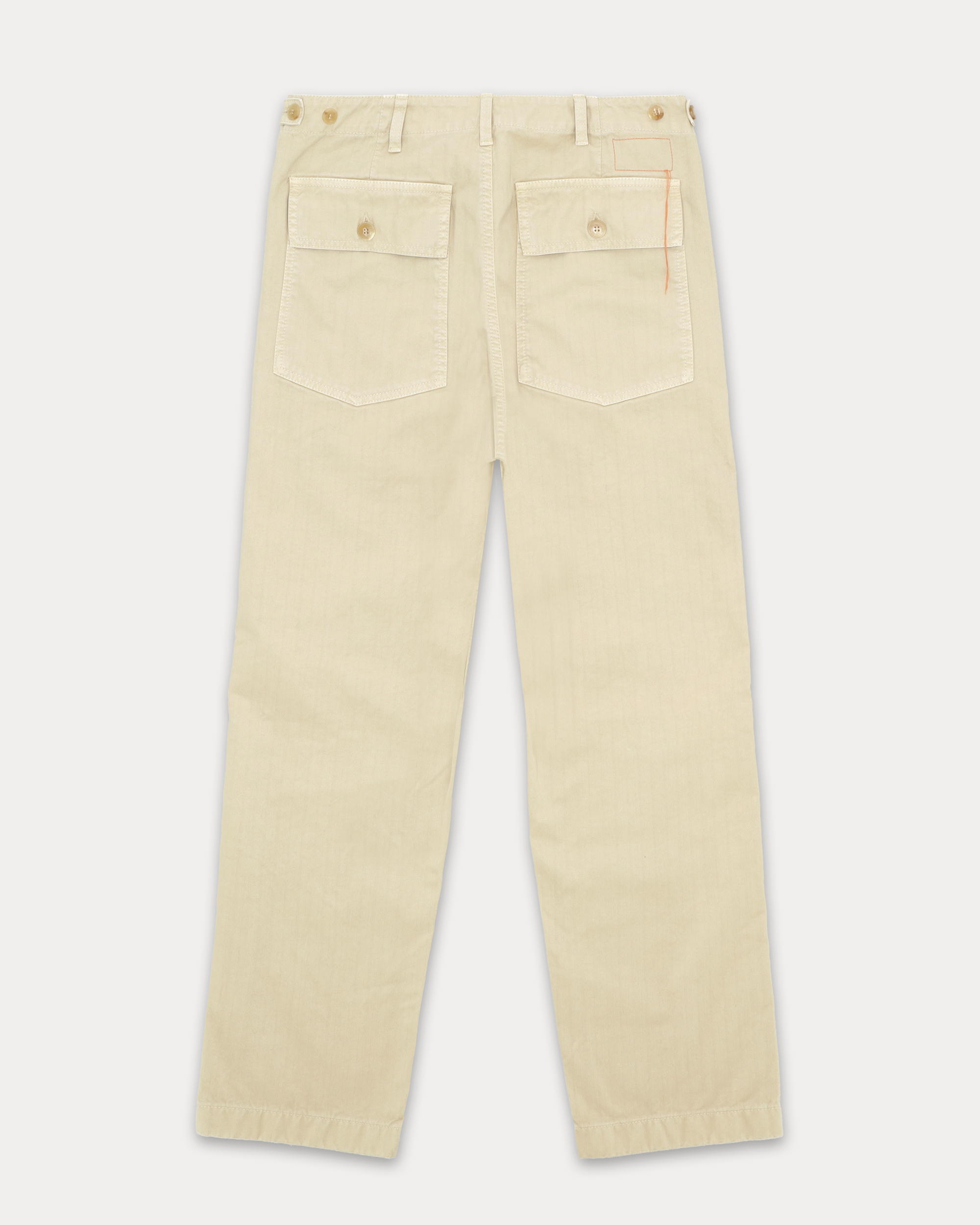 Newfatigue Pantaloni Fatigue In Herringbone di Cotone