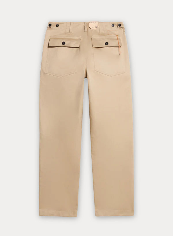 Newfatigue Pantaloni Fatigue In Gabardine di Cotone Pesante