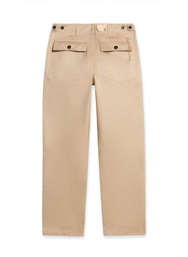 Newfatigue Pantaloni Fatigue In Gabardine di Cotone Pesante