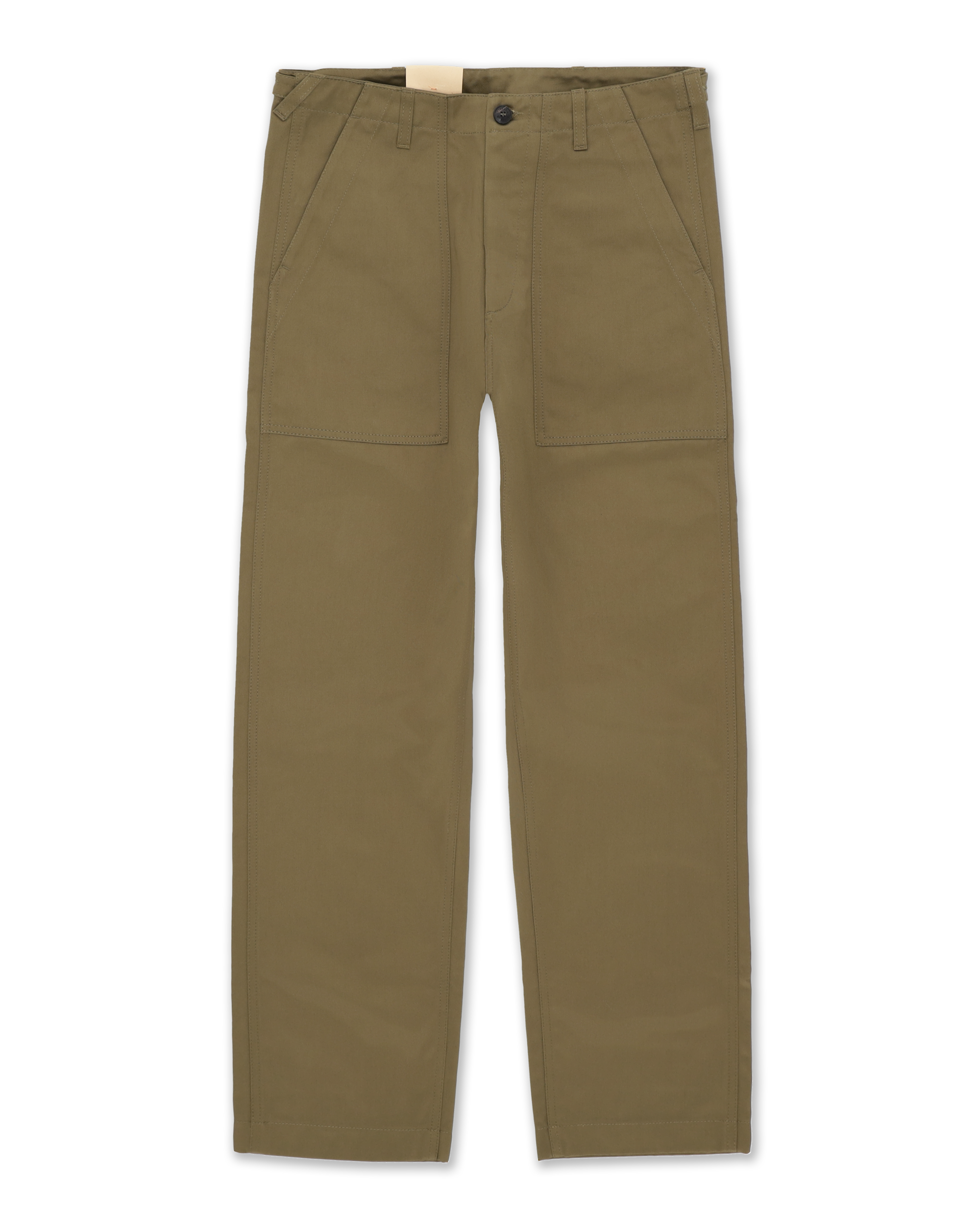 Newfatigue Pantaloni Fatigue In Gabardine di Cotone Pesante