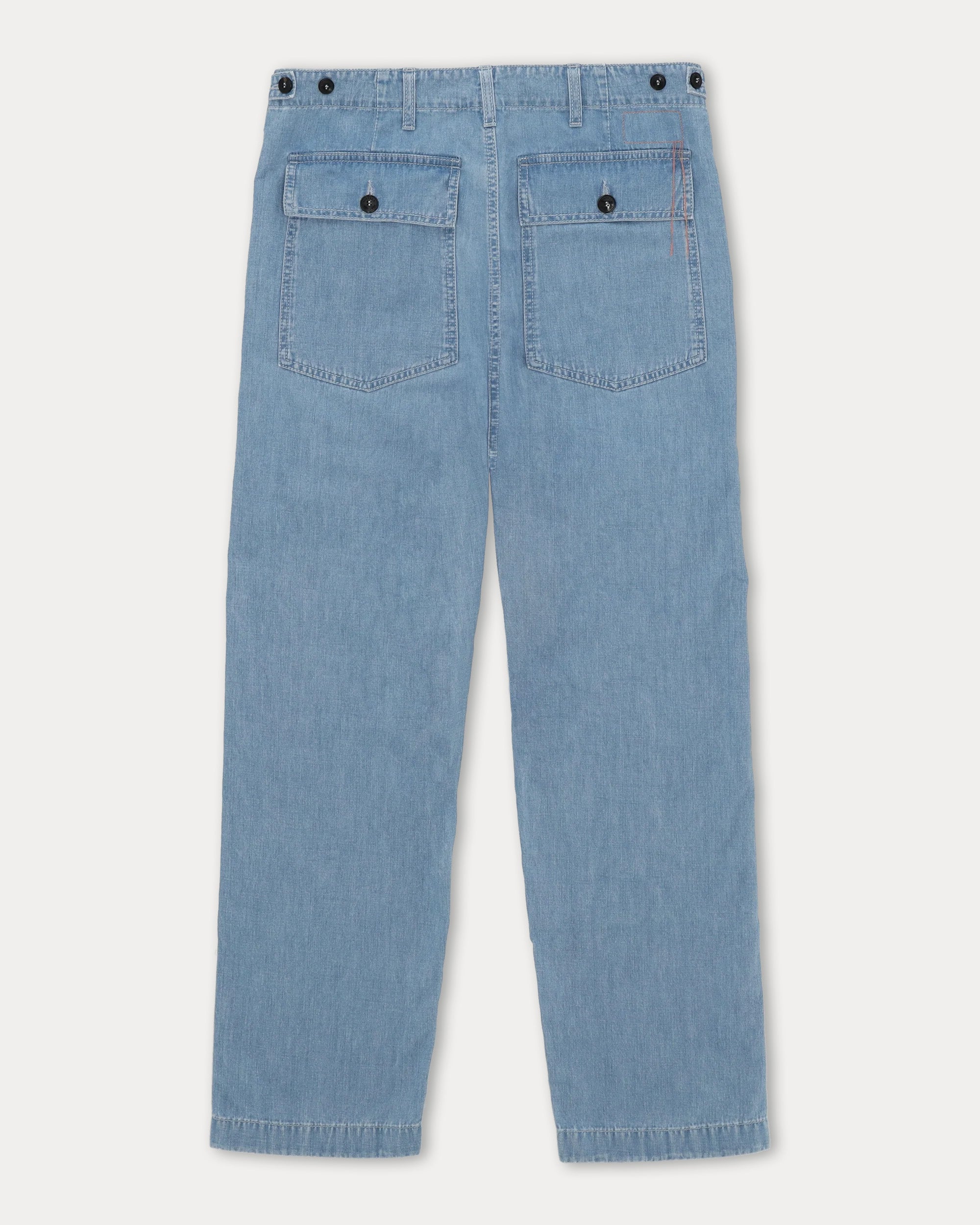 Newfatigue Denim Pants Bleach Wash