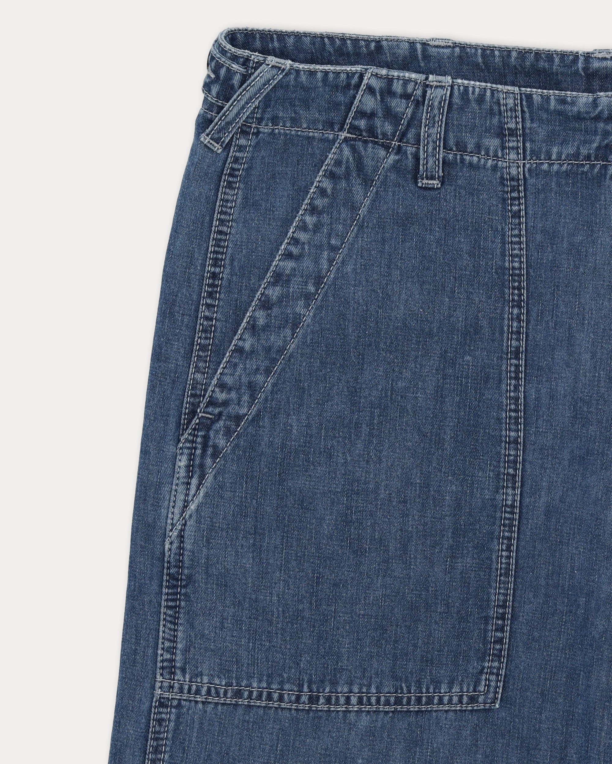 Newfatigue Denim Pants Stone Wash