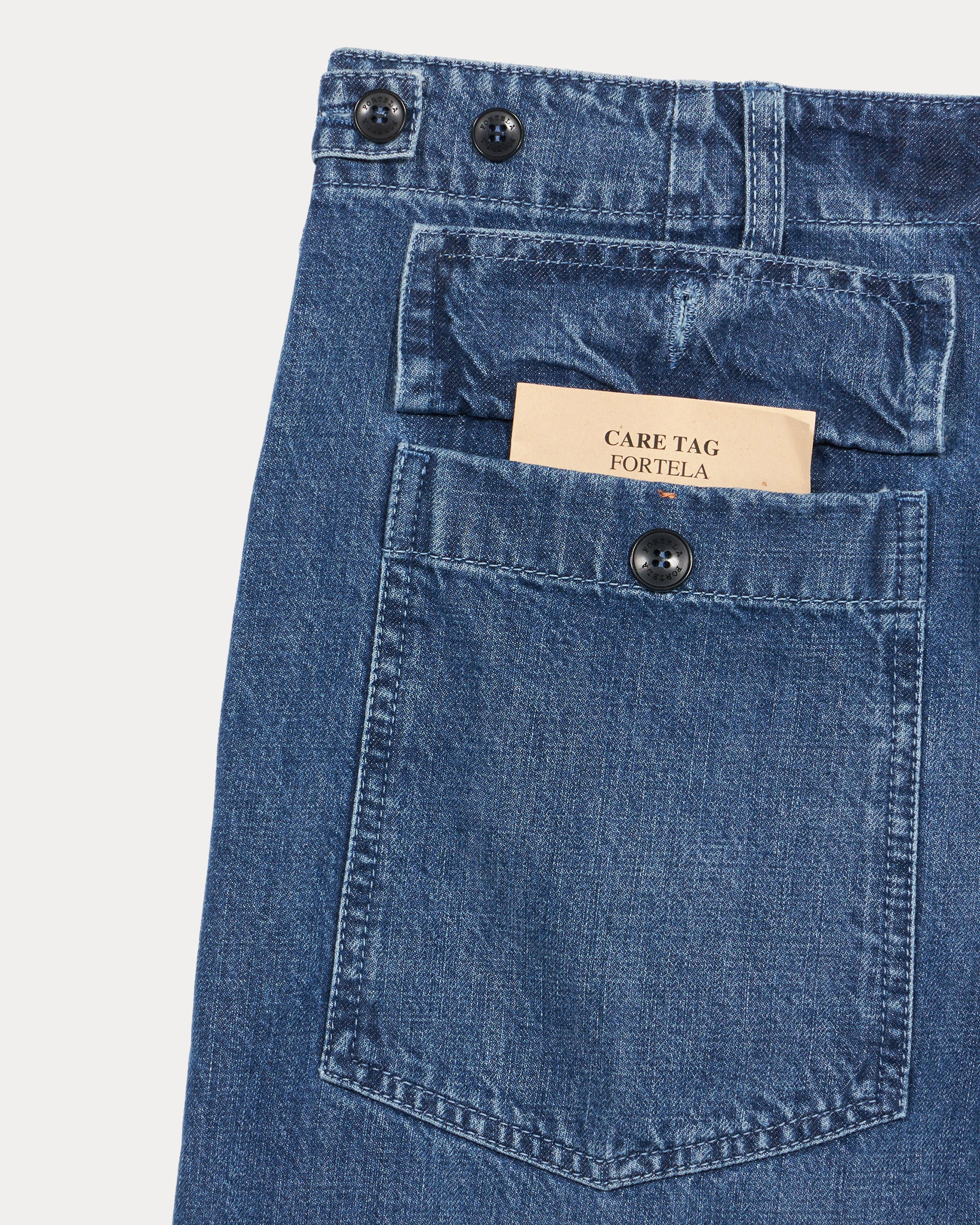 Newfatigue Denim Pants Stone Wash